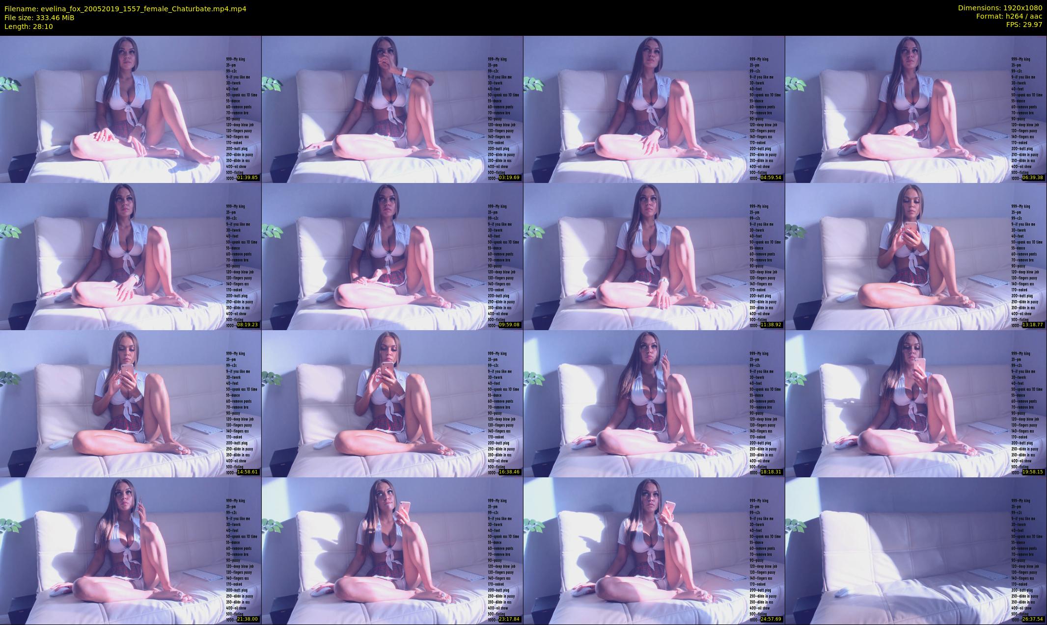 evelina_fox — 29 minute Chaturbate female cam show recording, 1080p, May 20, 2019