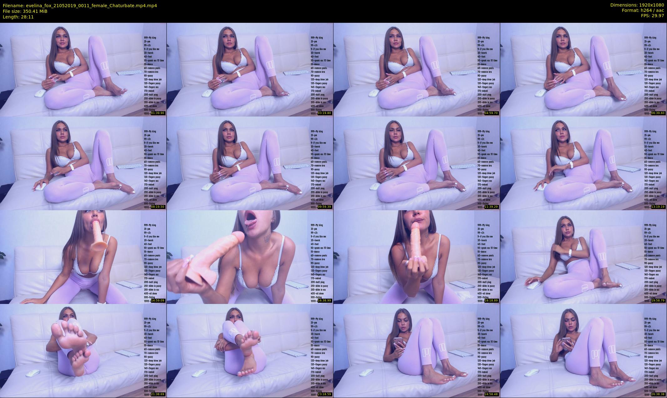 evelina_fox — 29 minute Chaturbate female cam show recording, 1080p, May 21, 2019