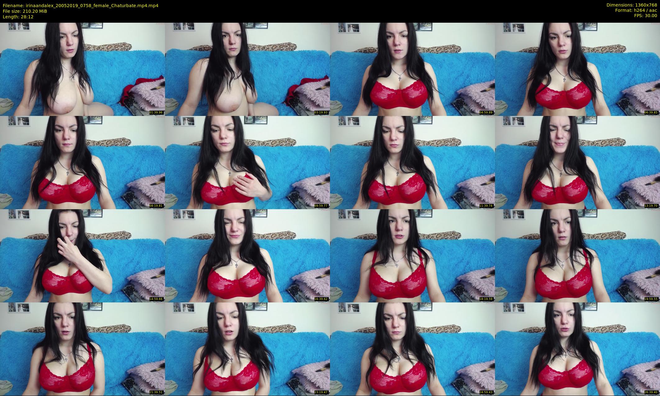 irinaandalex — 29 minute Chaturbate couple cam show recording, 720p, May 20, 2019
