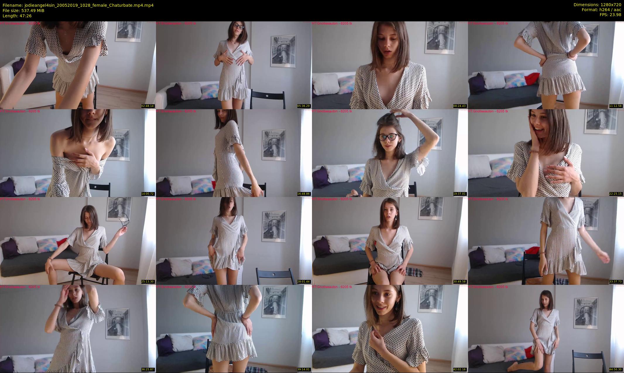jodieangel4sin — 48 minute Chaturbate female cam show recording, 720p, May 20, 2019