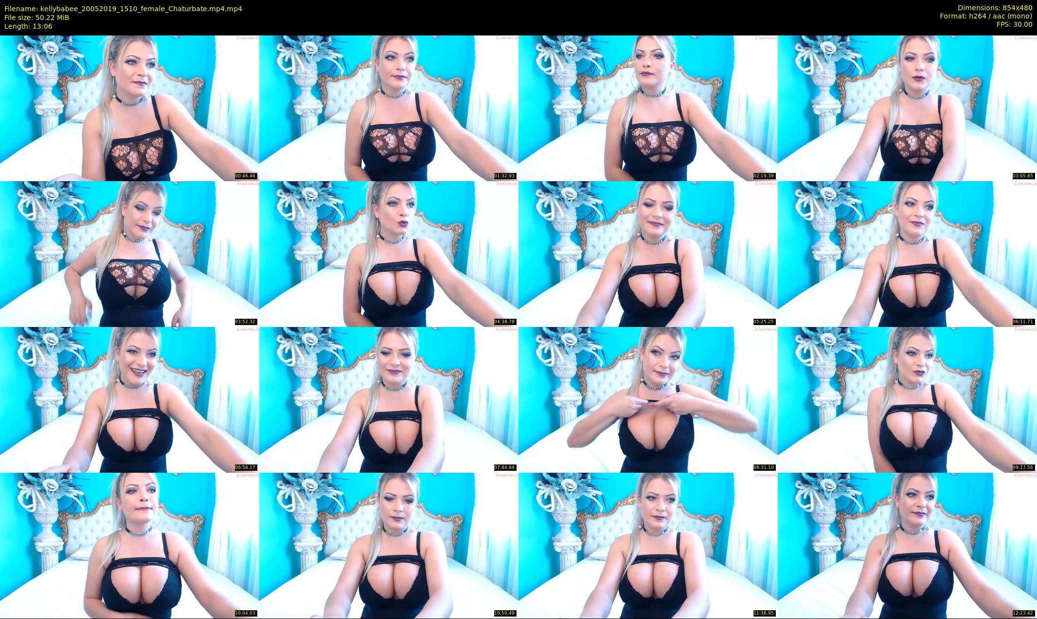 kellybabee — 14 minute Chaturbate female cam show recording, 480p, May 20, 2019