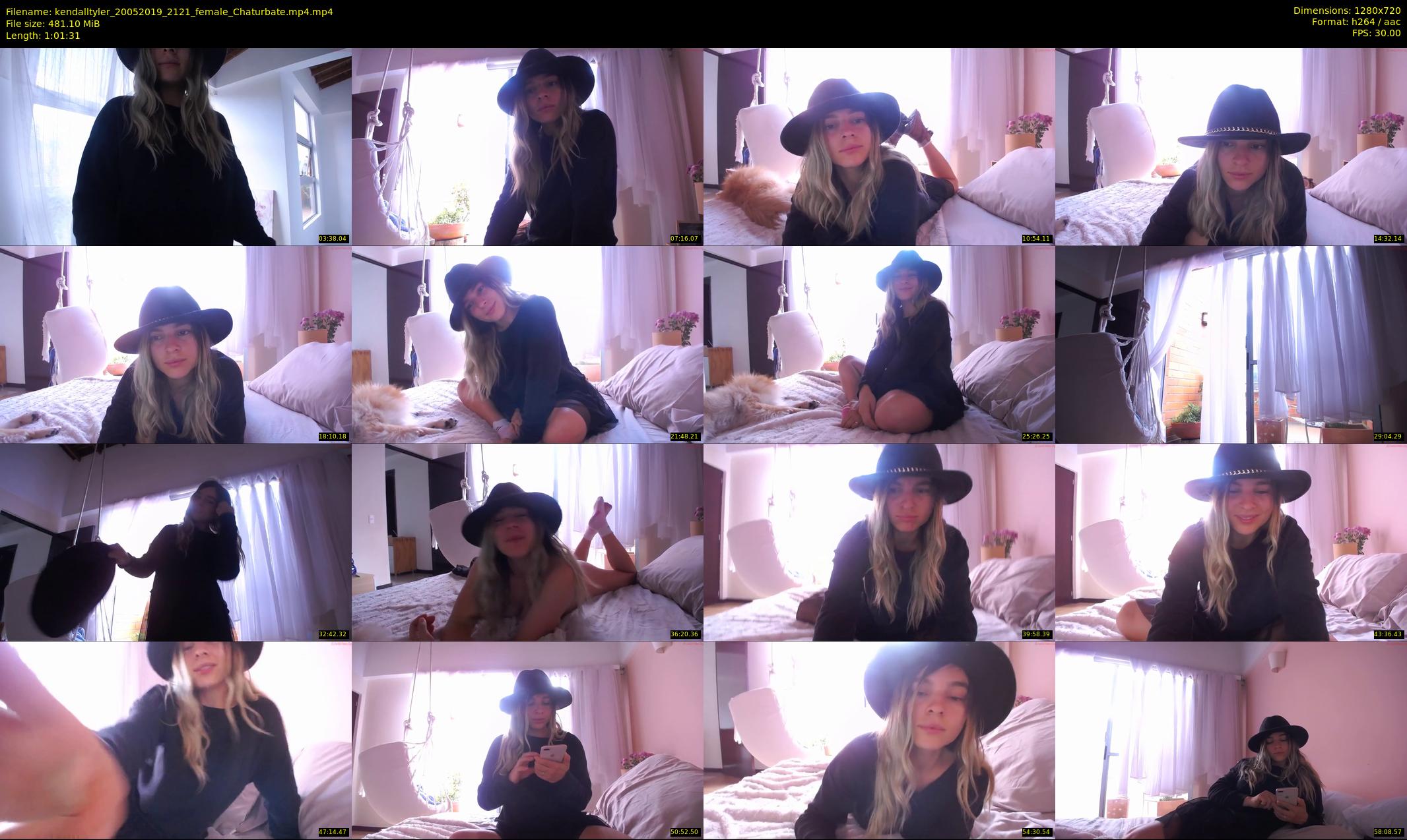 kendalltyler — 62 minute Chaturbate female cam show recording, 720p, May 20, 2019