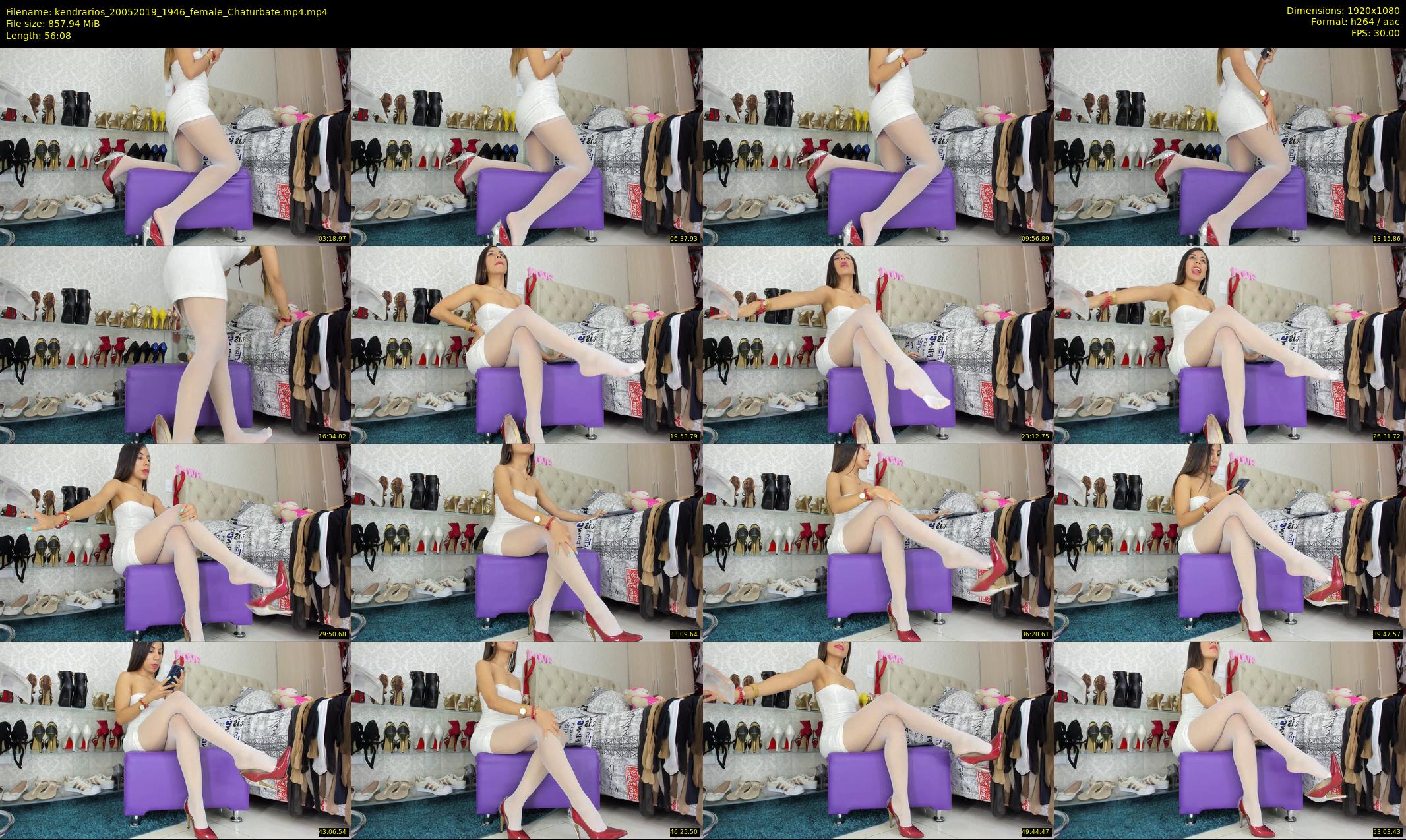 kendrarios — 57 minute Chaturbate female cam show recording, 1080p, May 20, 2019