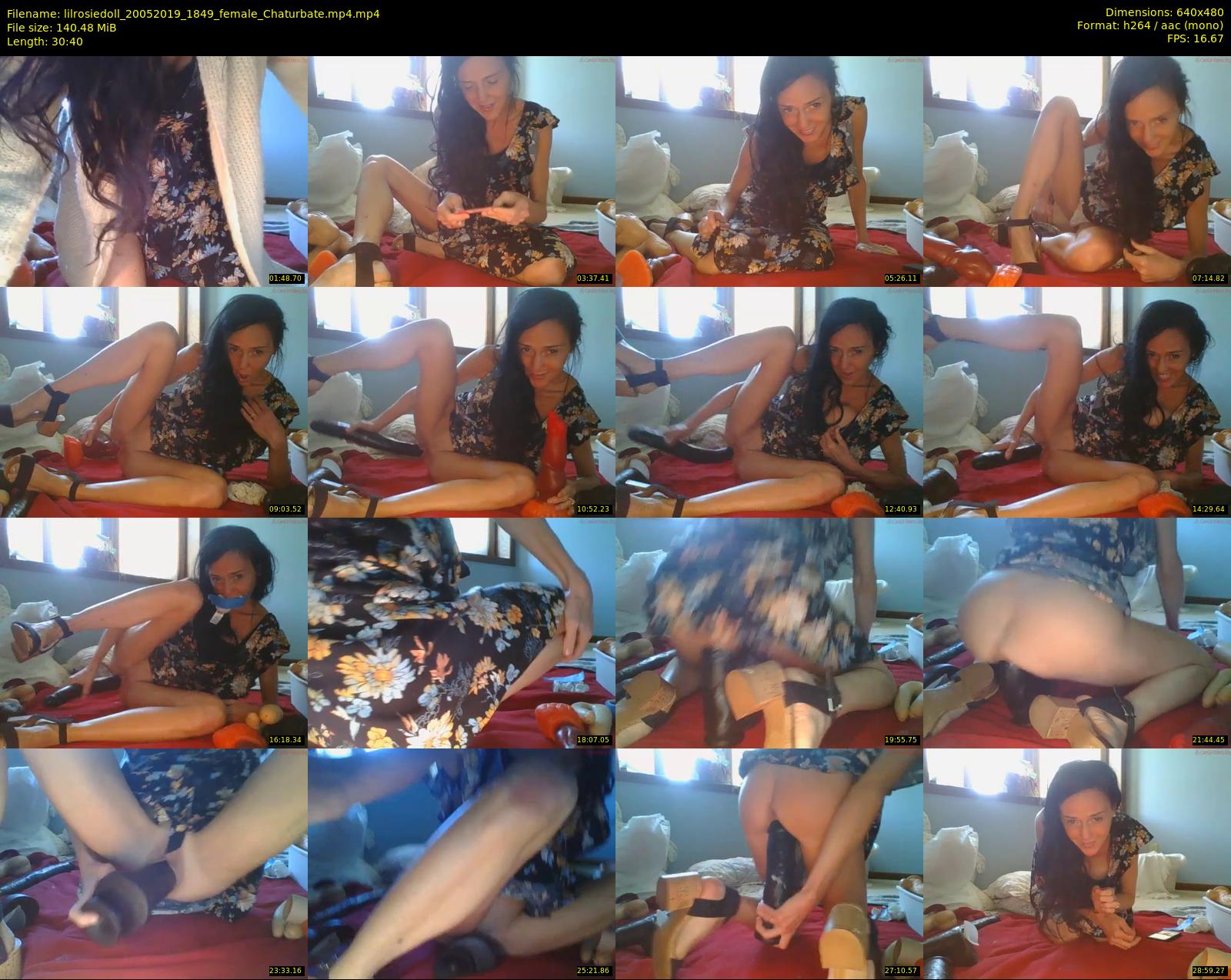 lilrosiedoll — 31 minute Chaturbate female cam show recording, 480p, May 20, 2019