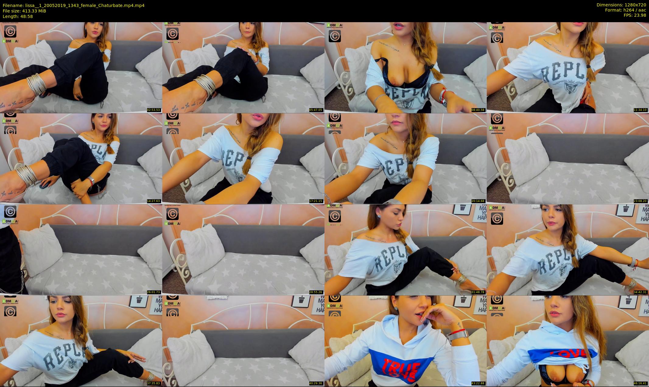 lissa__1 — 49 minute Chaturbate female cam show recording, 720p, May 20, 2019