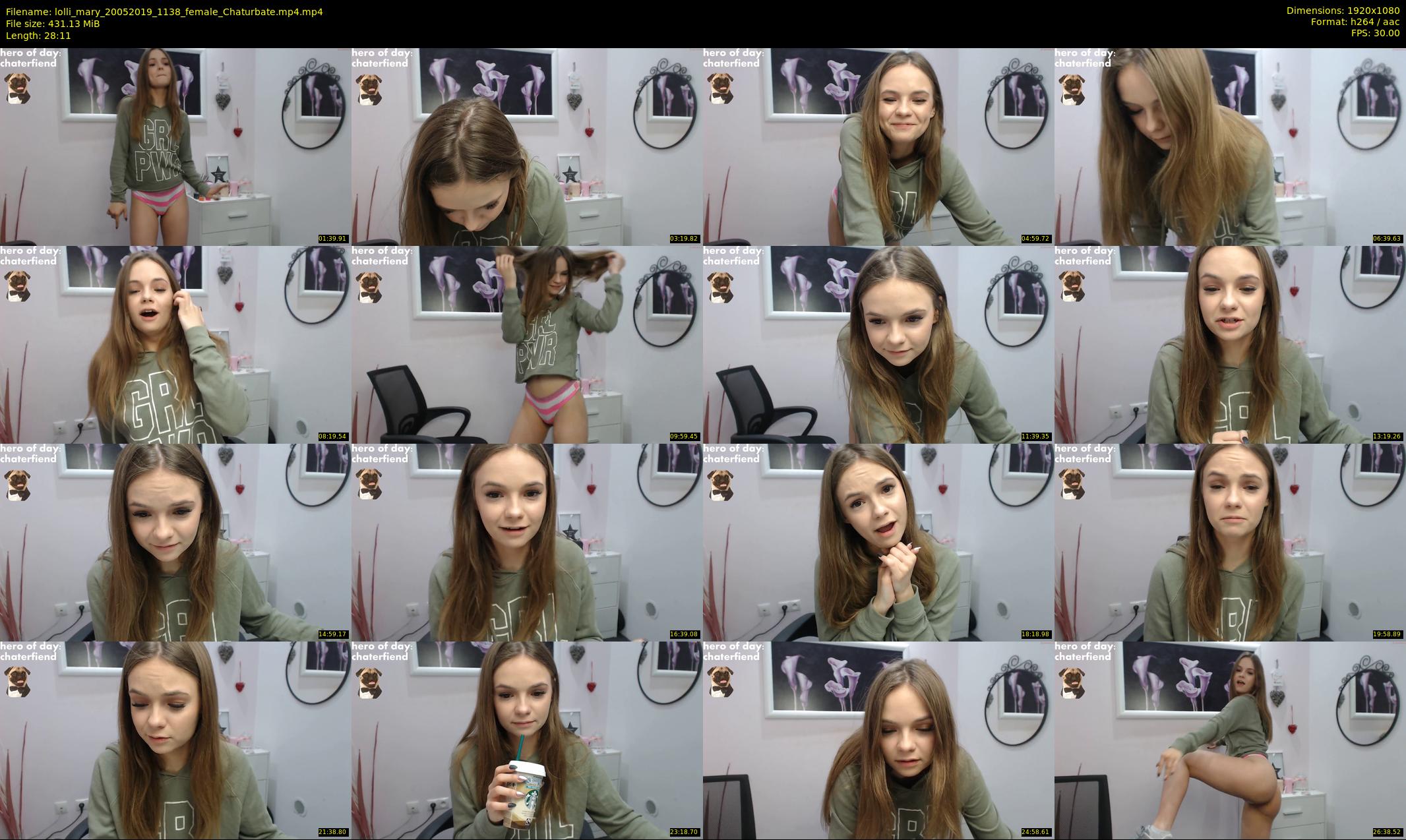 lolli_mary — 29 minute Chaturbate female cam show recording, 1080p, May 20, 2019