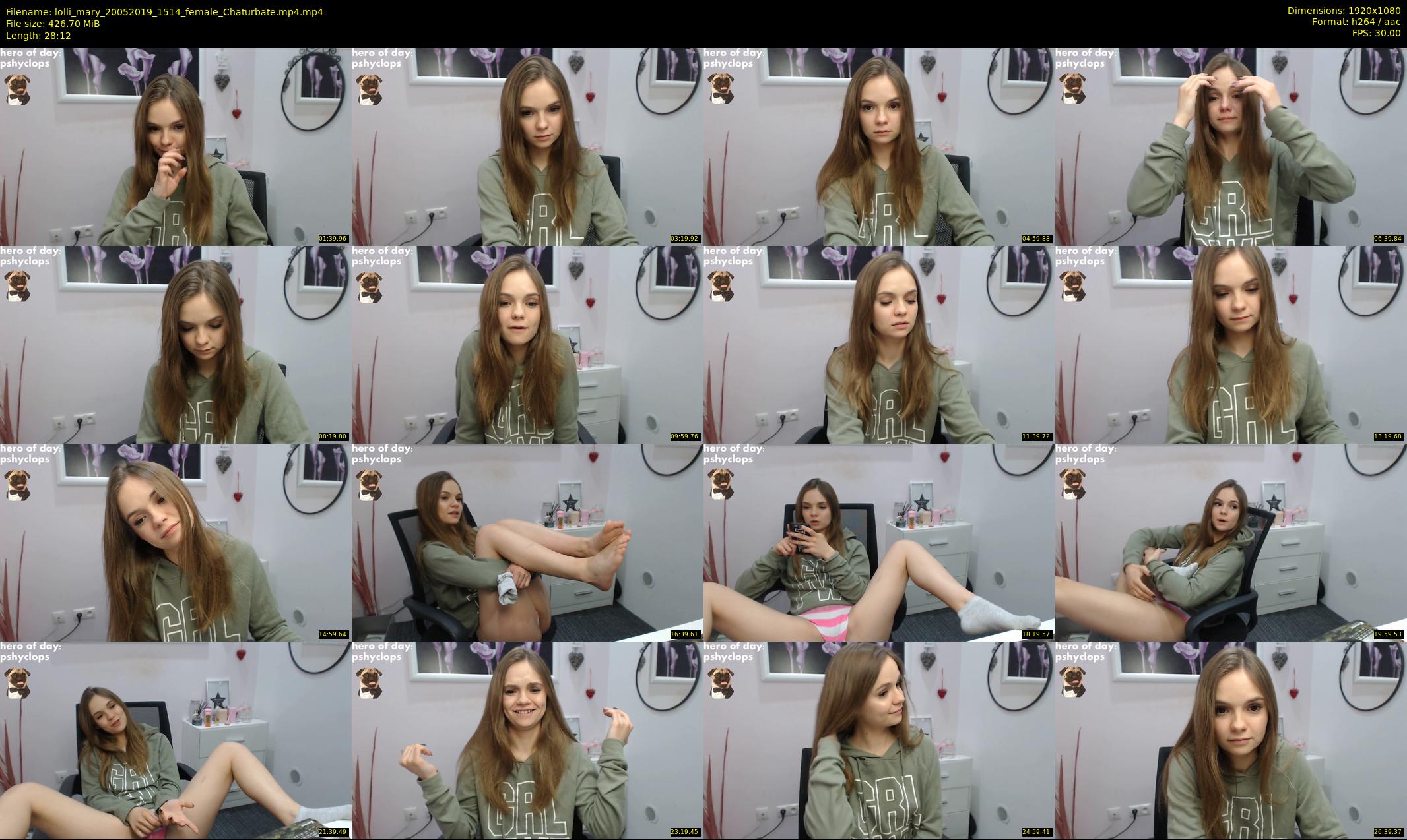 lolli_mary — 29 minute Chaturbate female cam show recording, 1080p, May 20, 2019