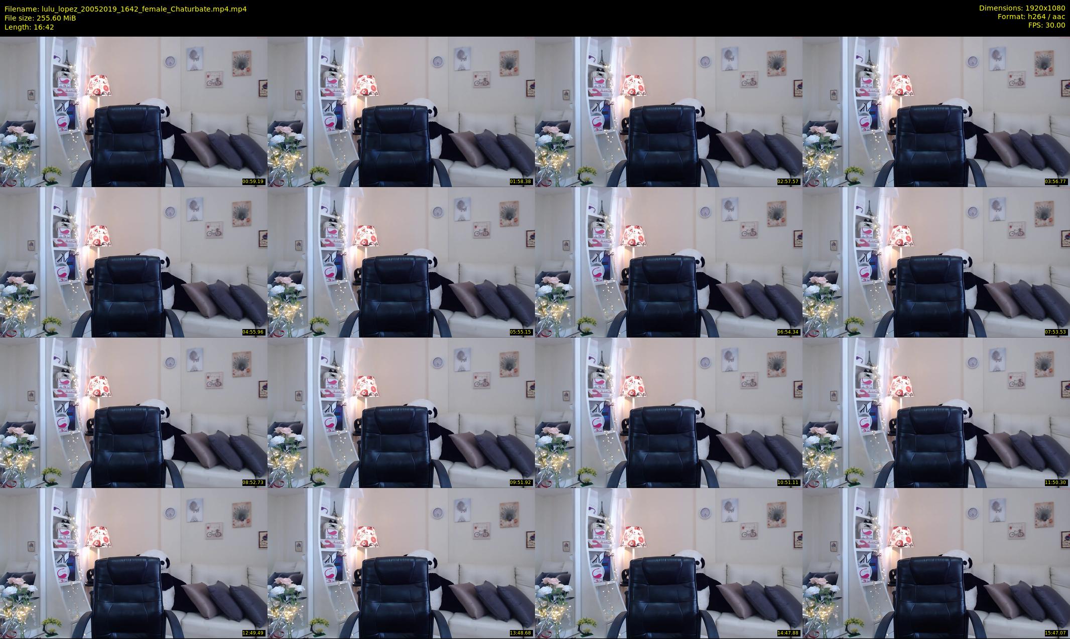 lulu_lopez — 17 minute Chaturbate female cam show recording, 1080p, May 20, 2019