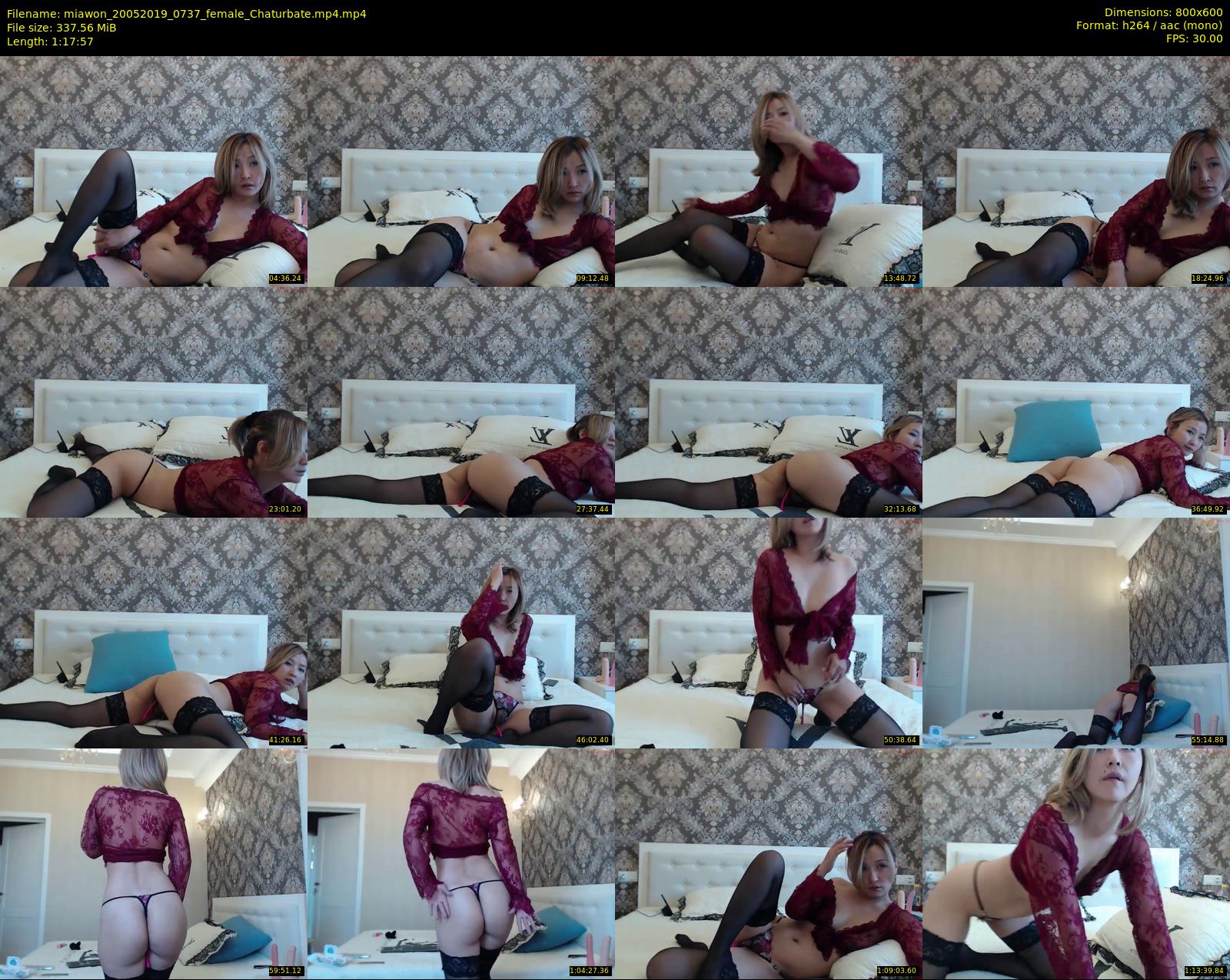 miawon — 78 minute Chaturbate female cam show recording, 480p, May 20, 2019