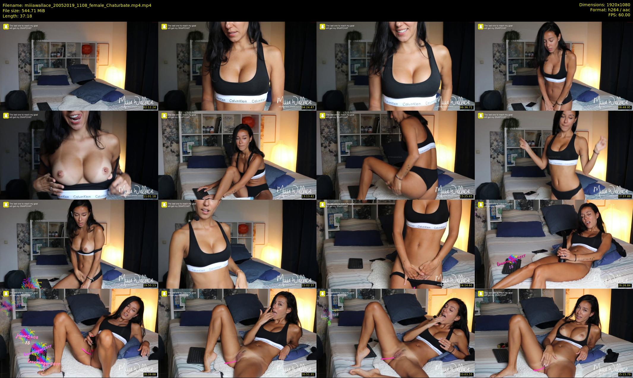 miiiawallace — 38 minute Chaturbate female cam show recording, 1080p, May 20, 2019