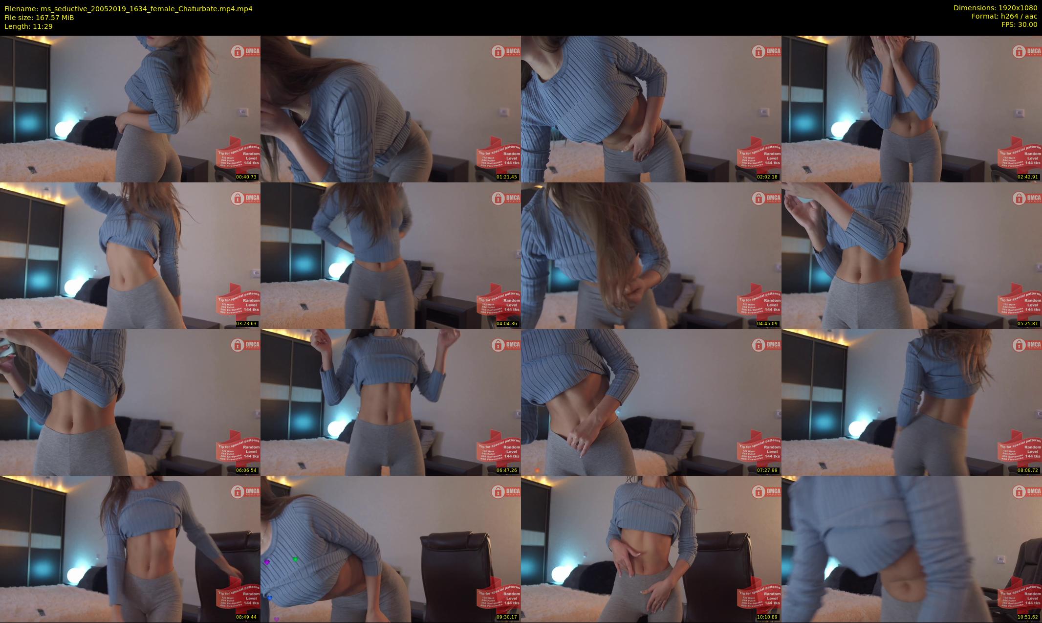 ms_seductive — 12 minute Chaturbate female cam show recording, 1080p, May 20, 2019