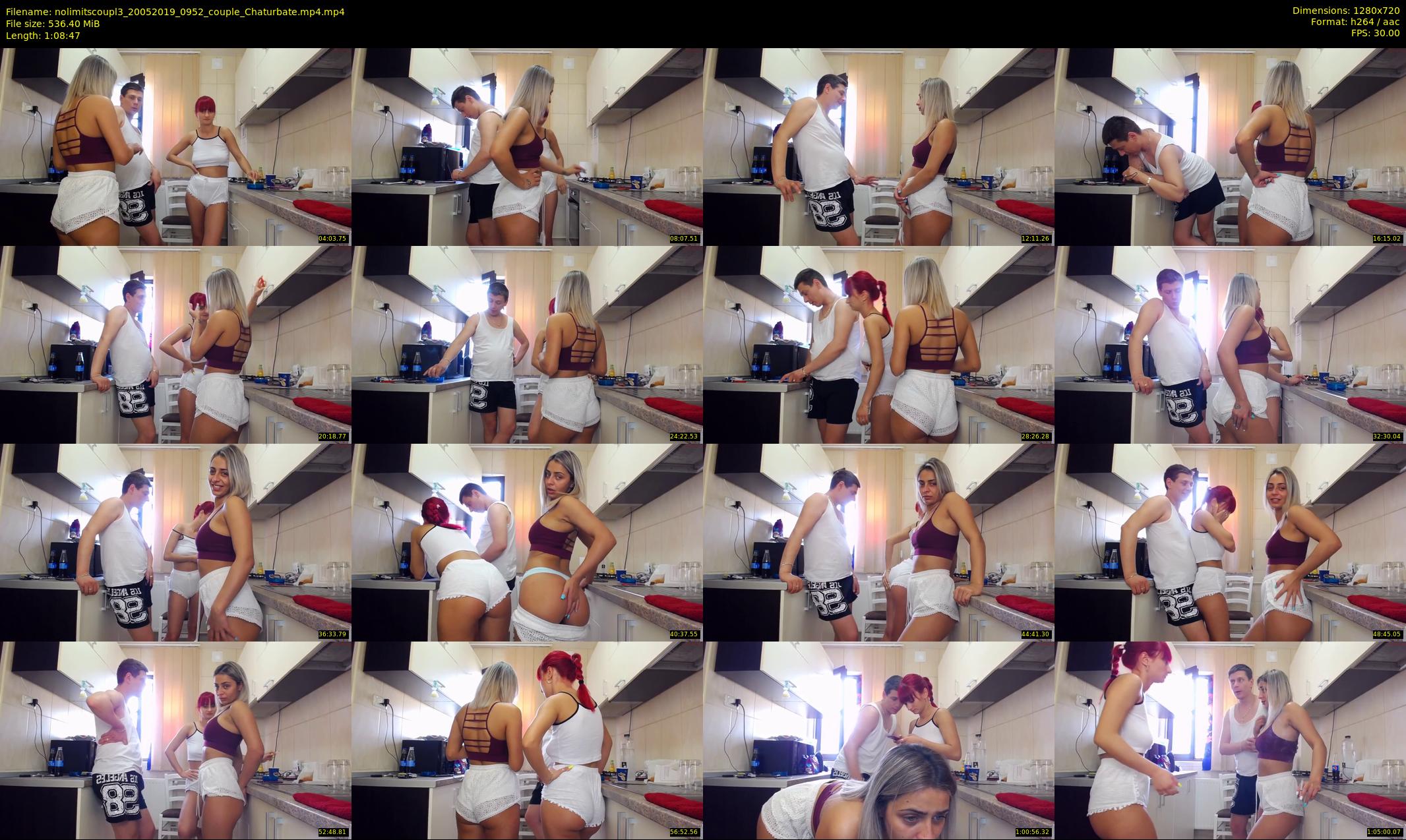 nolimitscoupl3 — 69 minute Chaturbate couple cam show recording, 720p, May 20, 2019