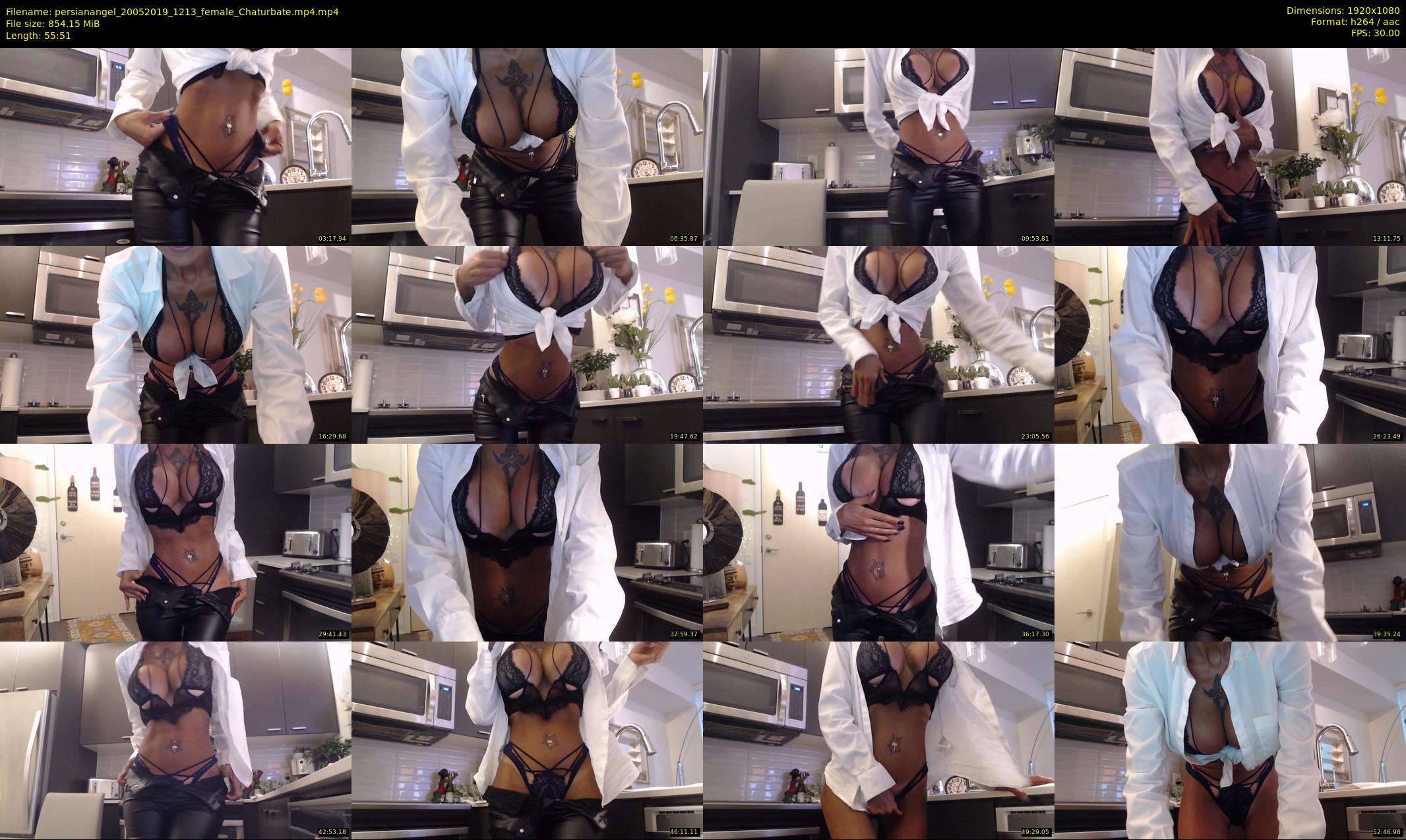 persianangel — 56 minute Chaturbate female cam show recording, 1080p, May 20, 2019