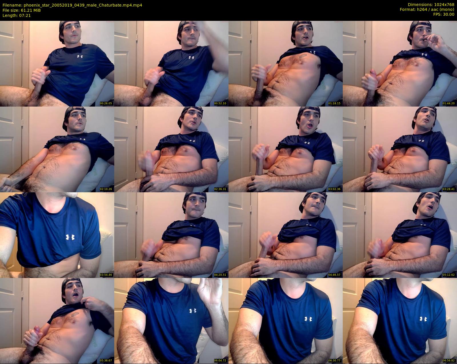 phoenix_star — 8 minute Chaturbate male cam show recording, 720p, May 20, 2019