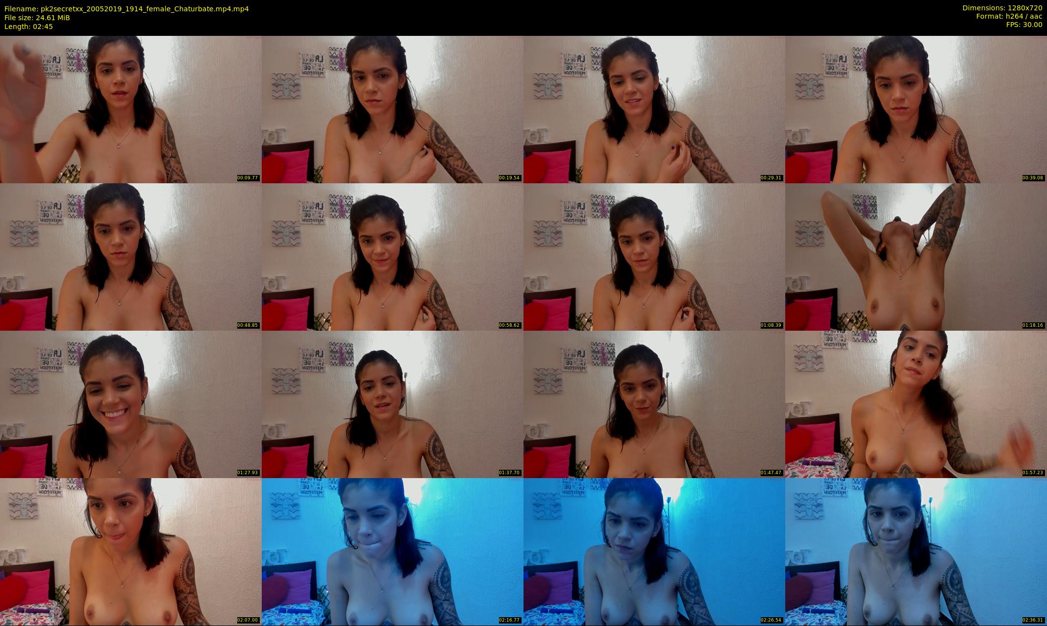 pk2secretxx — 3 minute Chaturbate female cam show recording, 720p, May 20, 2019