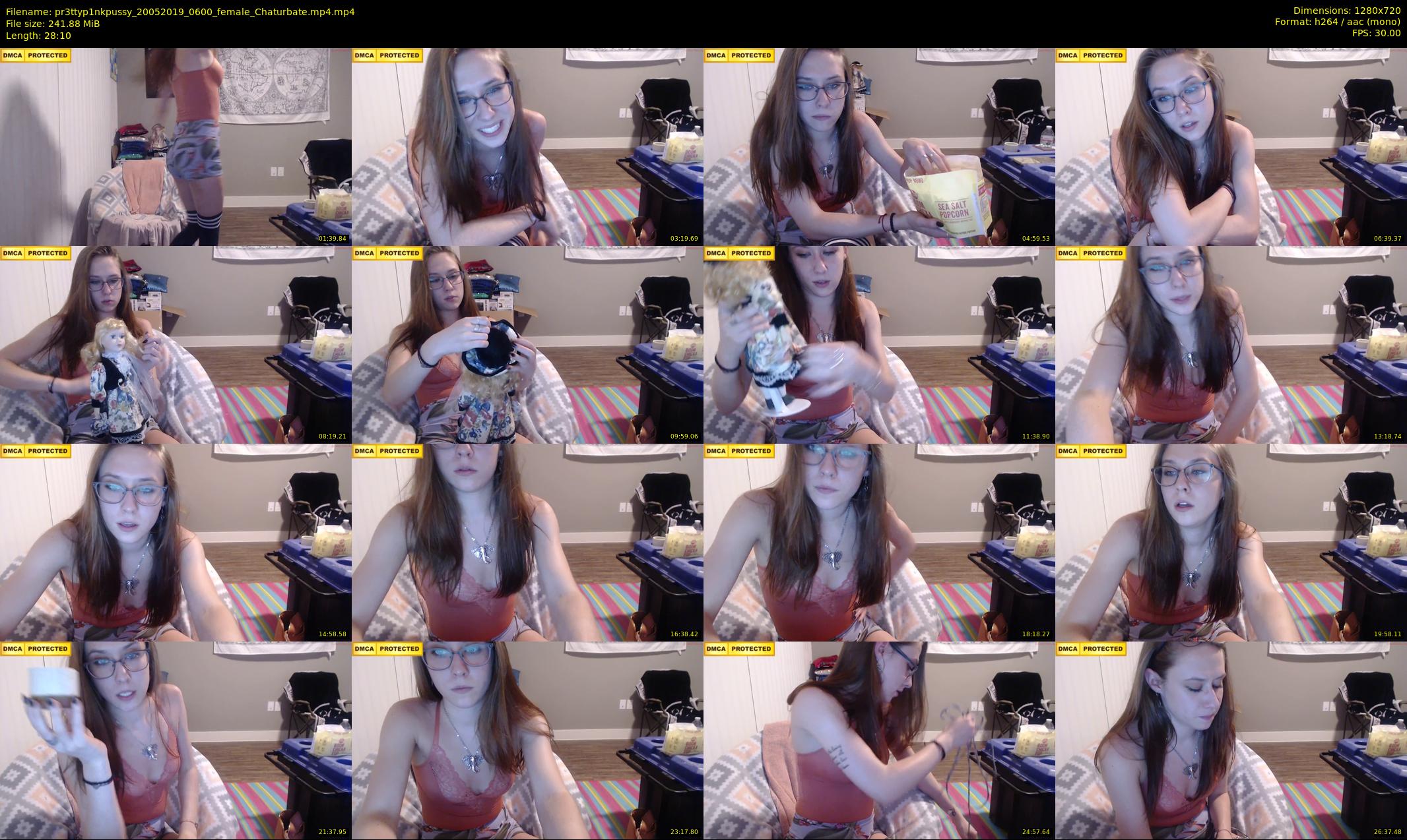 pr3ttyp1nkpussy — 29 minute Chaturbate couple cam show recording, 720p, May 20, 2019
