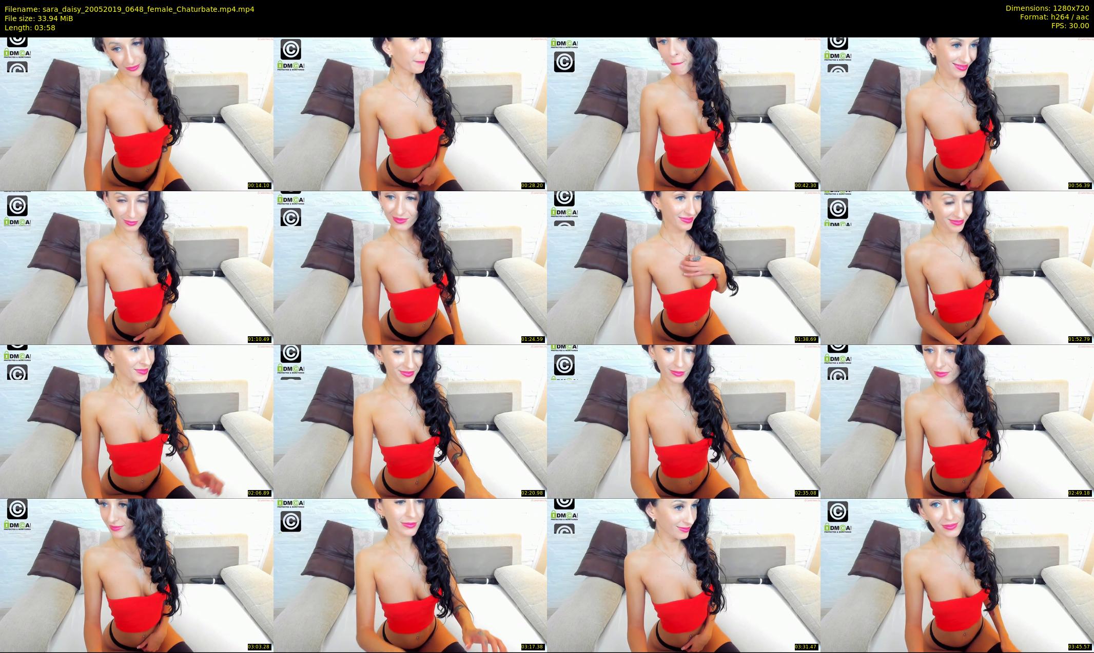 sara_daisy — 4 minute Chaturbate female cam show recording, 720p, May 20, 2019