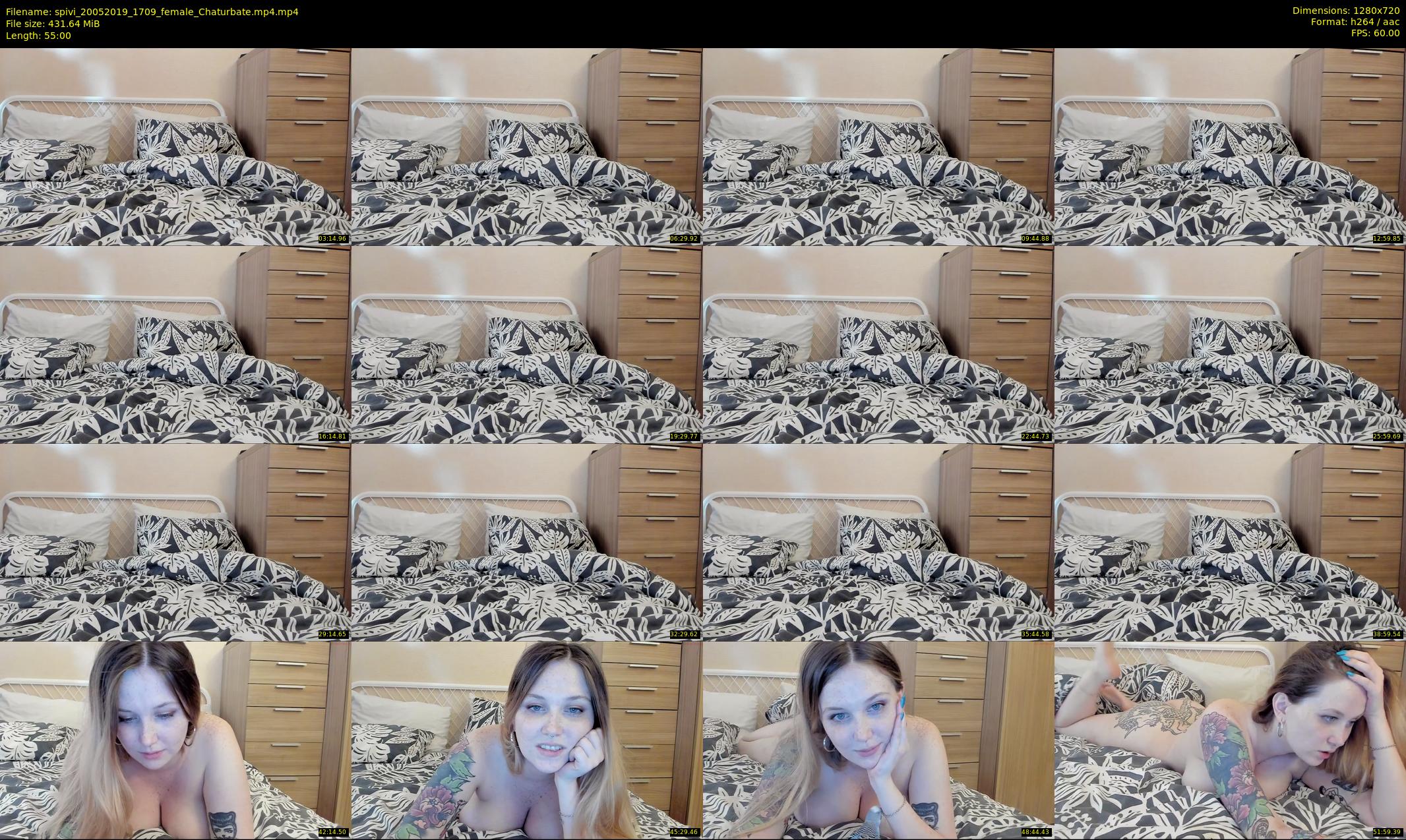 spivi — 55 minute Chaturbate female cam show recording, 720p, May 20, 2019