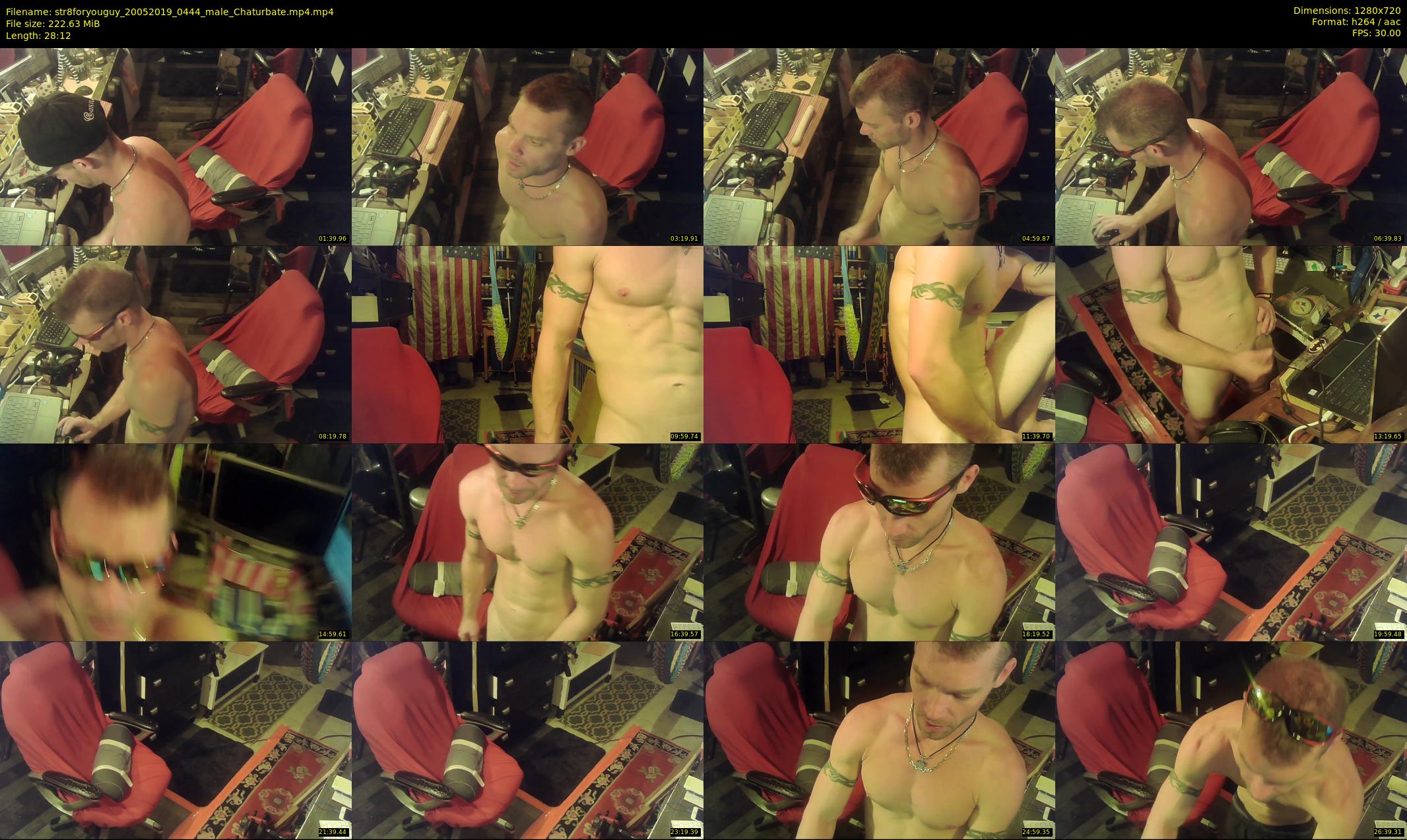 str8foryouguy — 29 minute Chaturbate male cam show recording, 720p, May 20, 2019