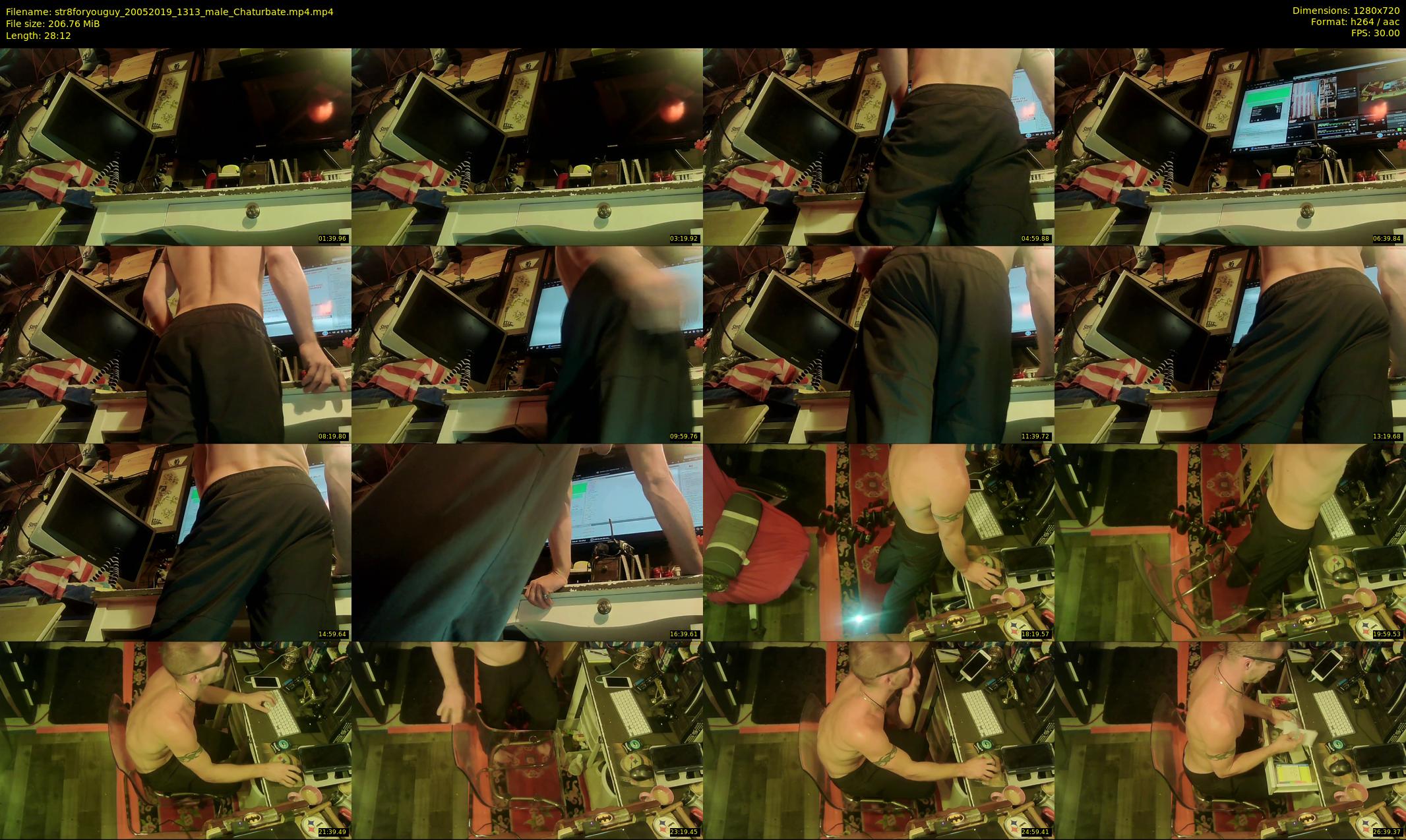str8foryouguy — 29 minute Chaturbate male cam show recording, 720p, May 20, 2019