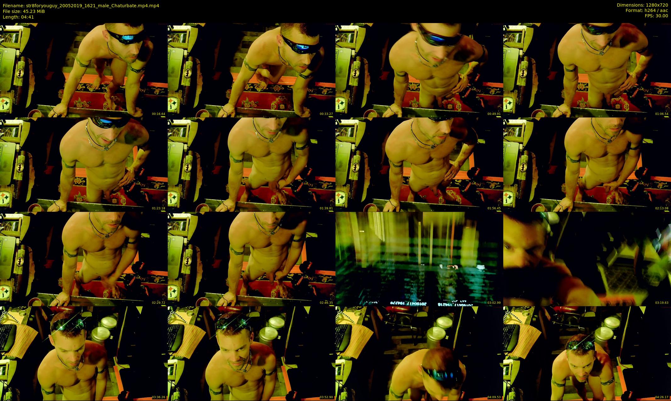 str8foryouguy — 5 minute Chaturbate male cam show recording, 720p, May 20, 2019
