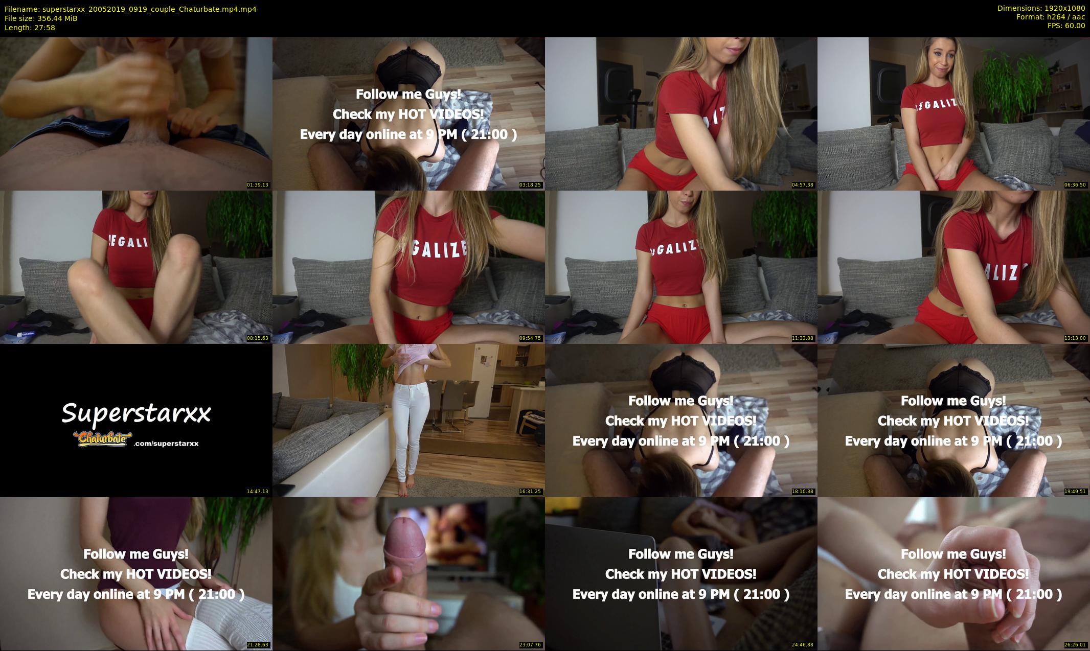 superstarxx — 28 minute Chaturbate female cam show recording, 1080p, May 20, 2019
