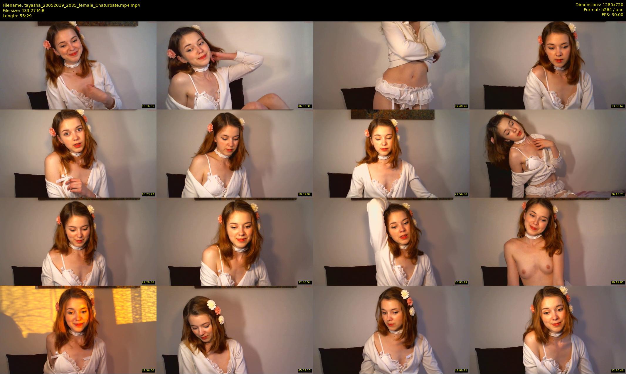 tayasha — 56 minute Chaturbate female cam show recording, 720p, May 20, 2019