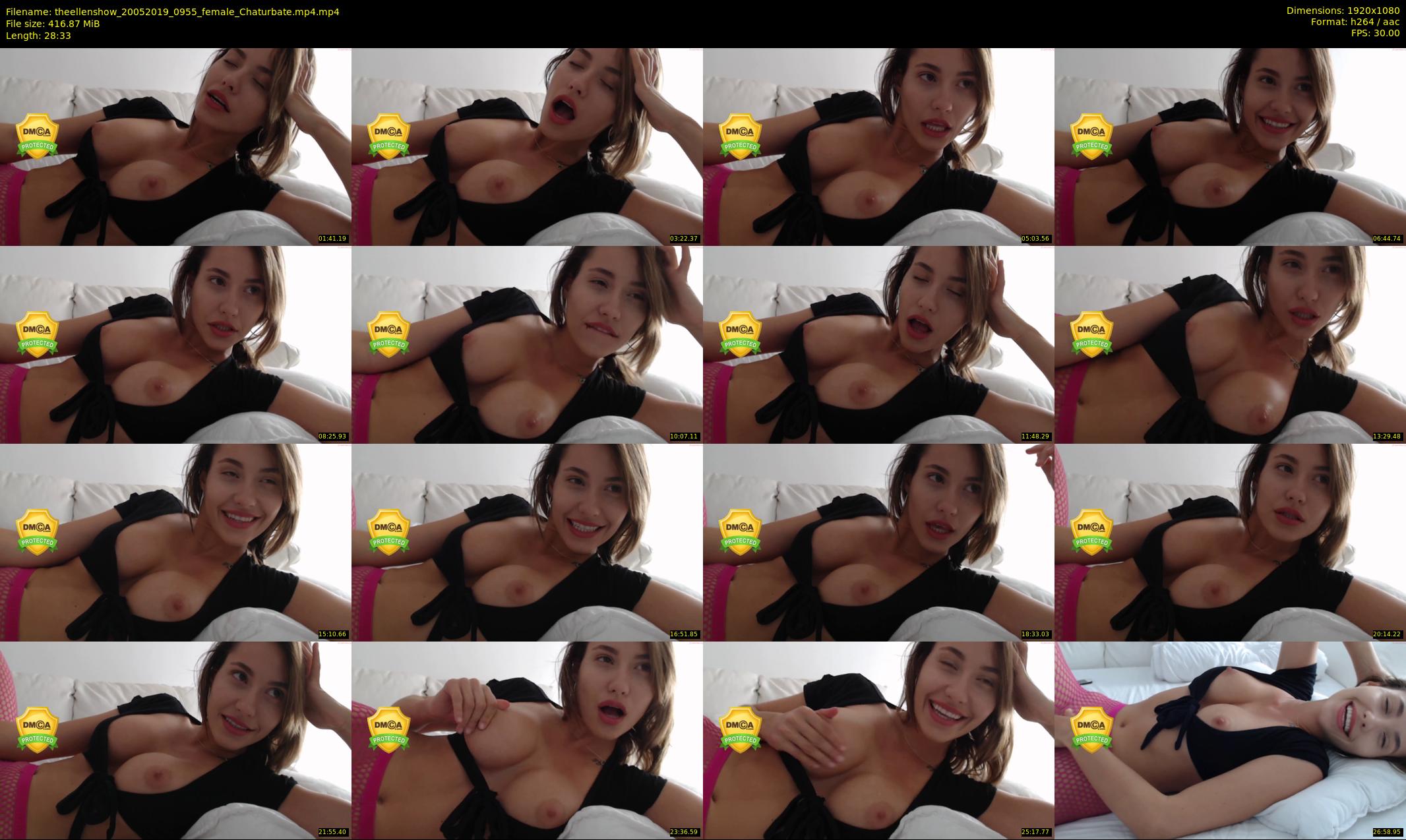 theellenshow — 29 minute Chaturbate female cam show recording, 1080p, May 20, 2019