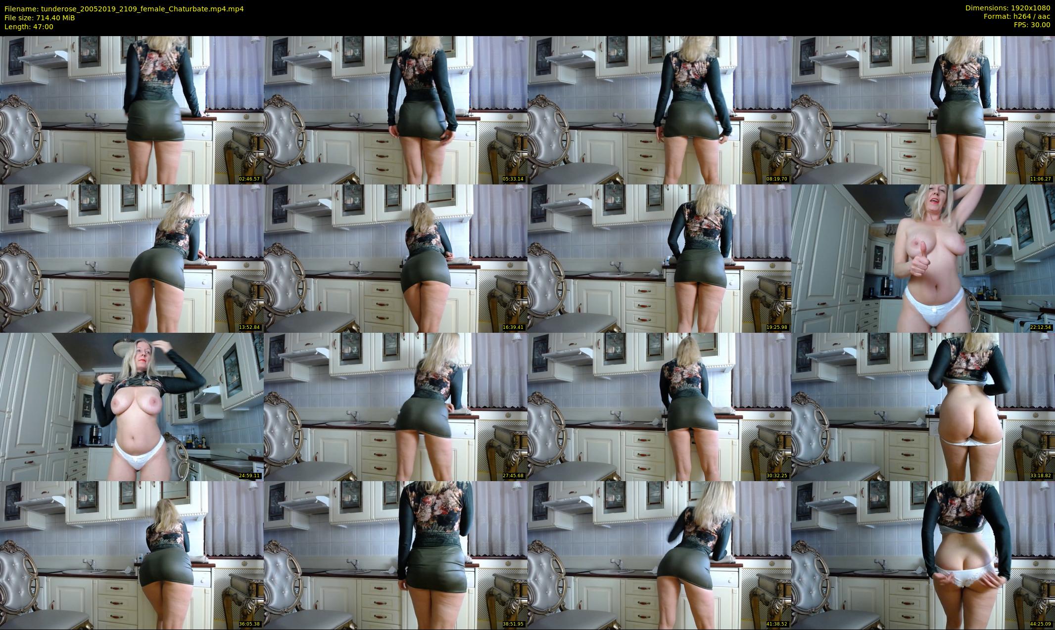 tunderose — 47 minute Chaturbate female cam show recording, 1080p, May 20, 2019
