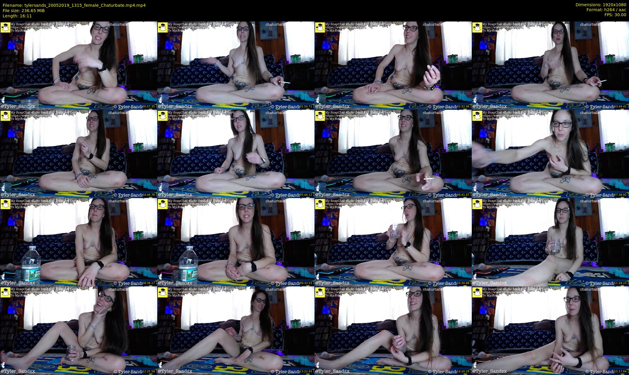 tylersands — 17 minute Chaturbate female cam show recording, 1080p, May 20, 2019
