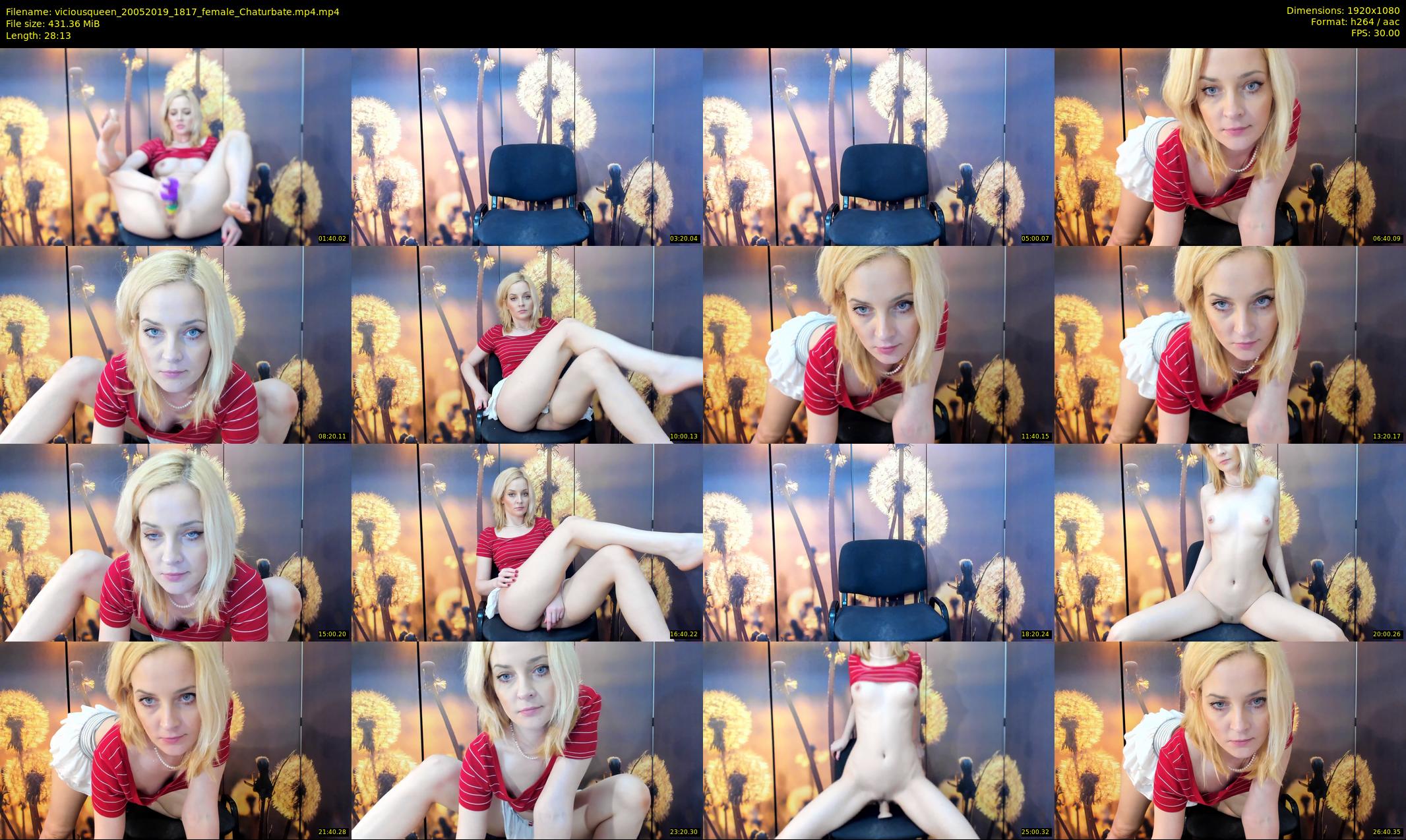 viciousqueen — 29 minute Chaturbate female cam show recording, 1080p, May 20, 2019