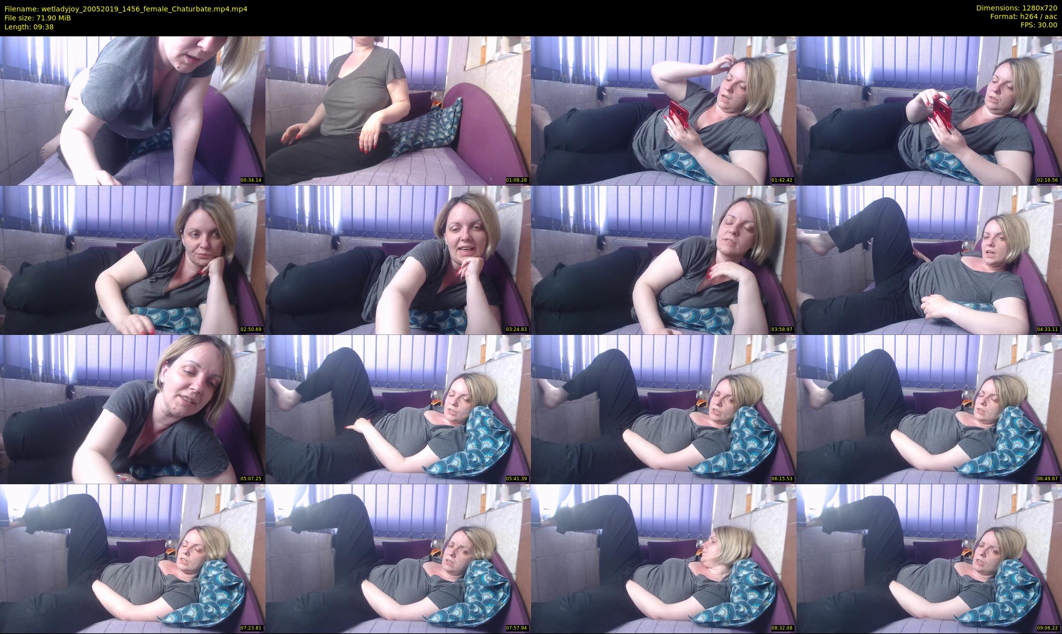 wetladyjoy — 10 minute Chaturbate female cam show recording, 720p, May 20, 2019