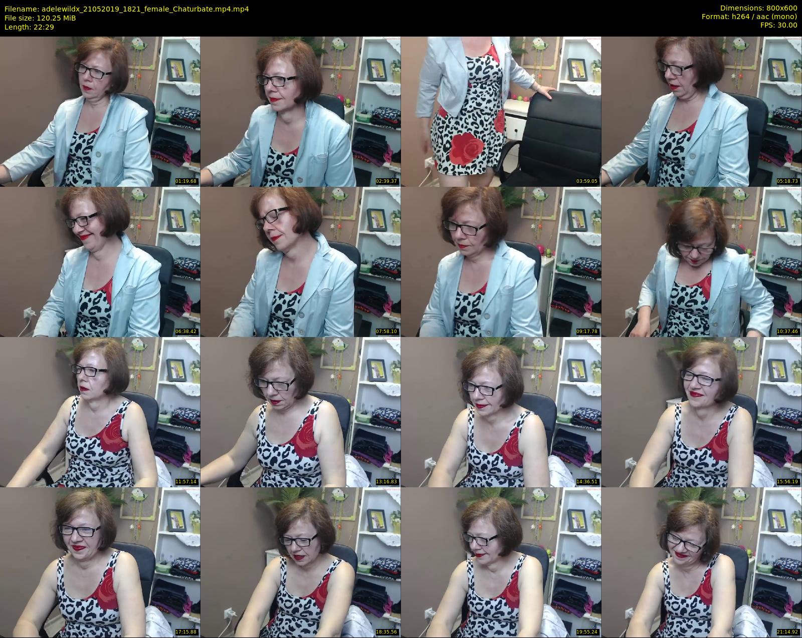 adelewildx — 23 minute Chaturbate female cam show recording, 480p, May 21, 2019