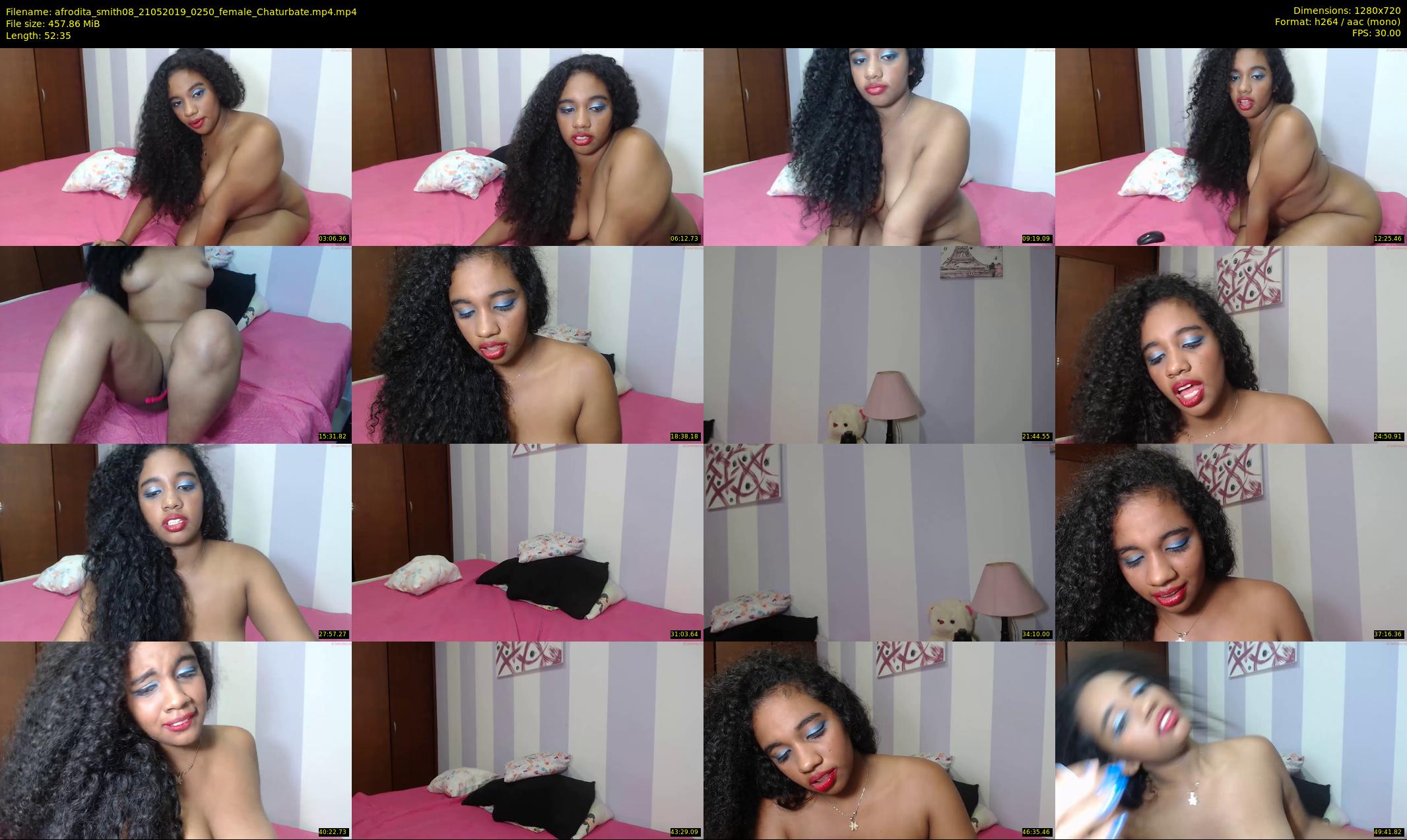 afrodita_smith08 — 53 minute Chaturbate female cam show recording, 720p, May 21, 2019