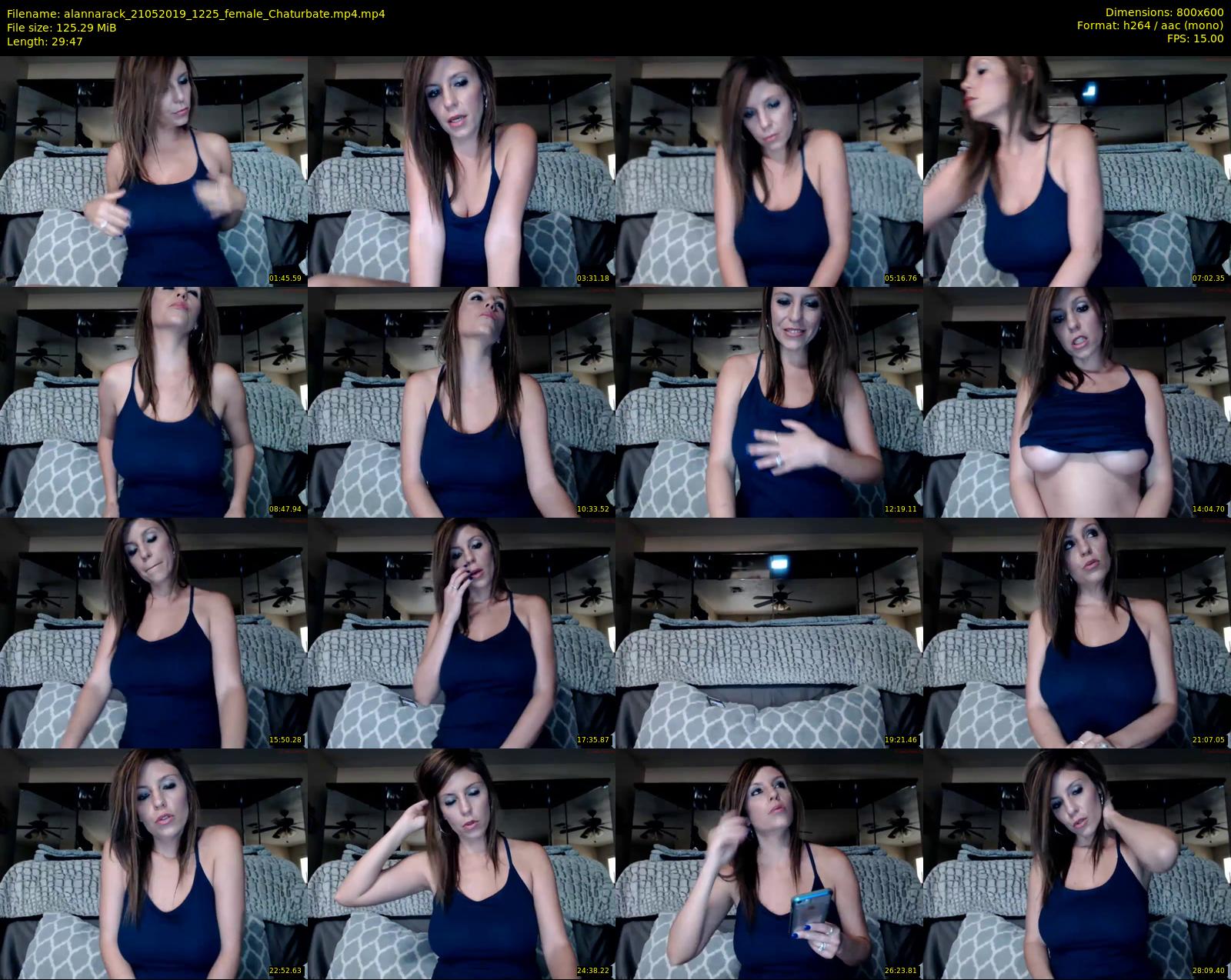 alannarack — 30 minute Chaturbate female cam show recording, 480p, May 21, 2019