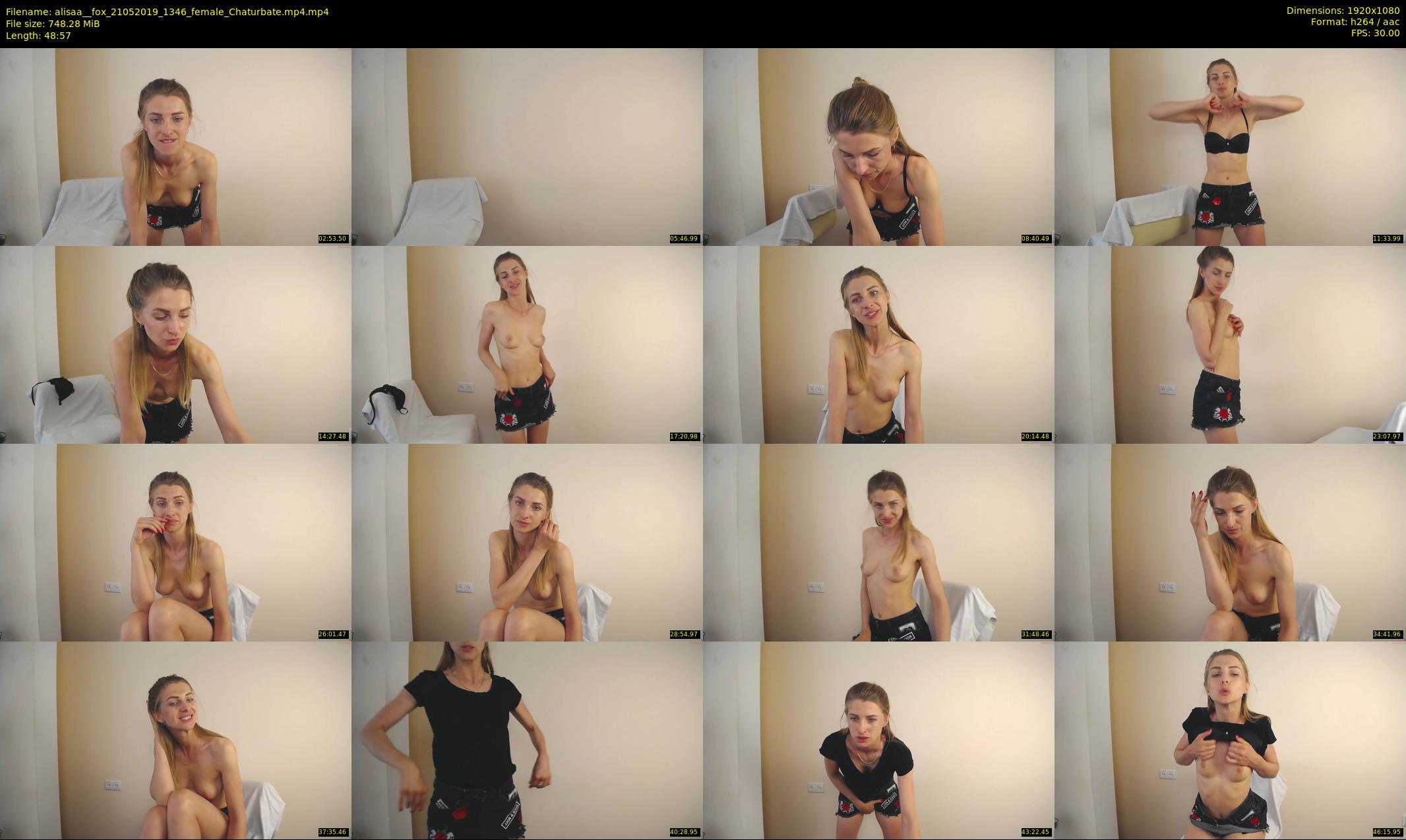 alisaa__fox — 49 minute Chaturbate female cam show recording, 1080p, May 21, 2019