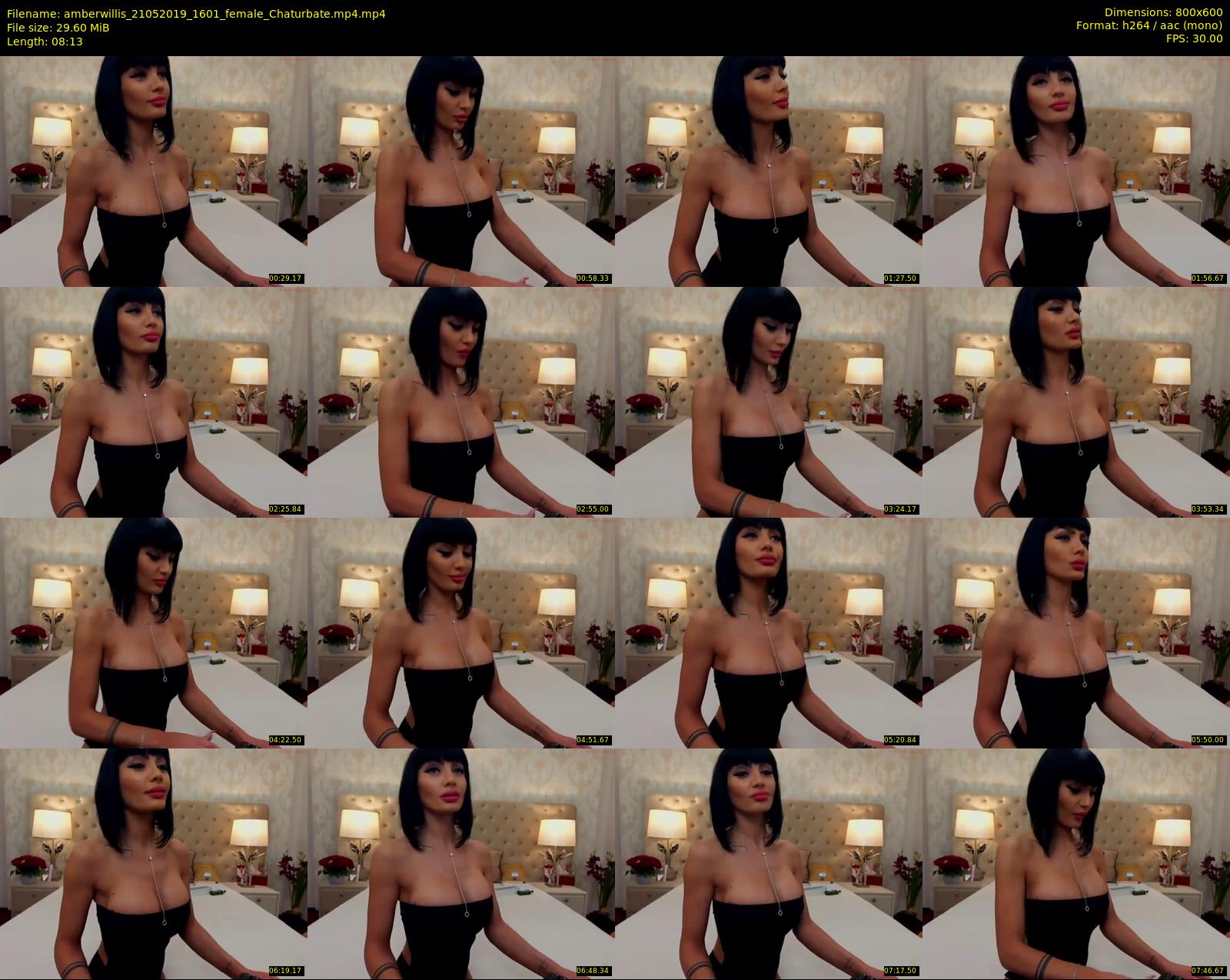 amberwillis — 9 minute Chaturbate female cam show recording, 480p, May 21, 2019