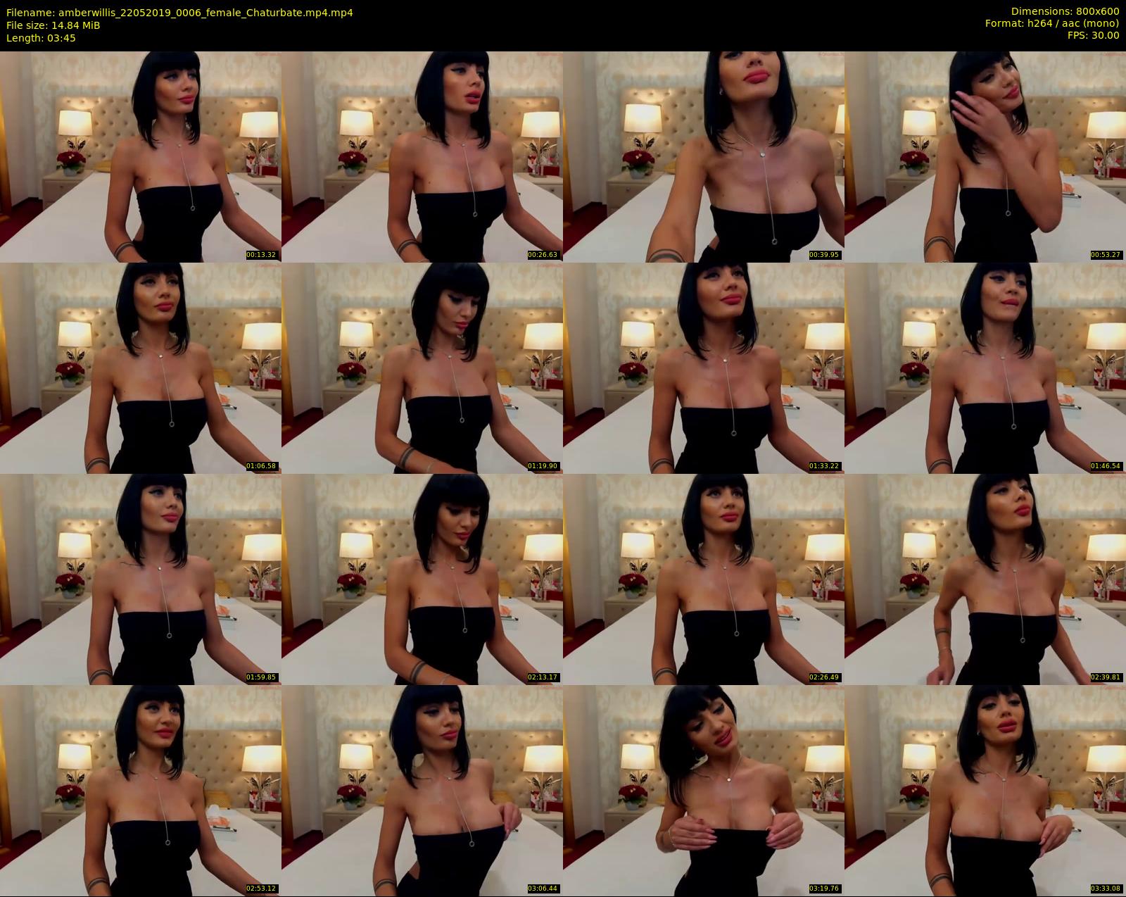 amberwillis — 4 minute Chaturbate female cam show recording, 480p, May 22, 2019