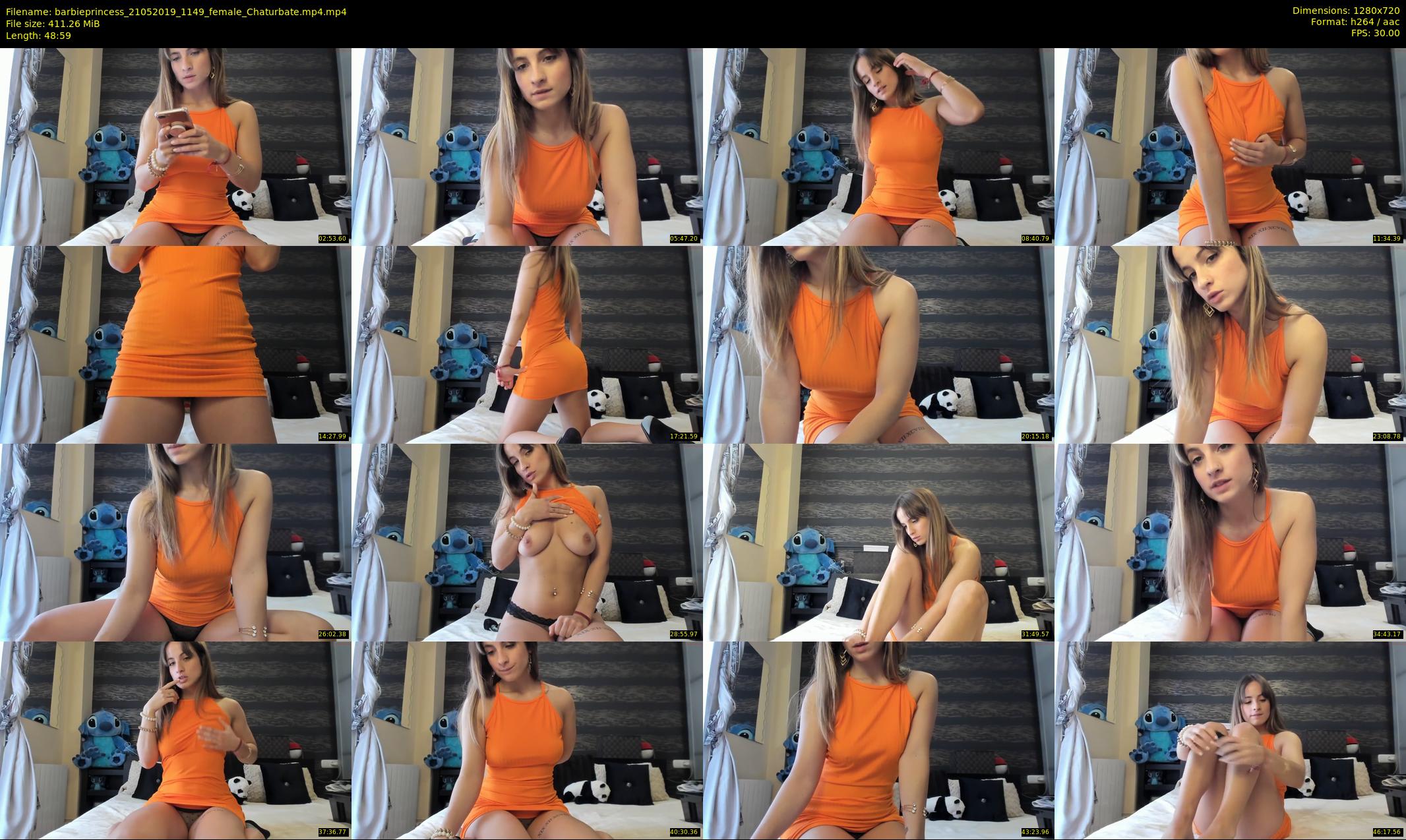 barbieprincess — 49 minute Chaturbate female cam show recording, 720p, May 21, 2019