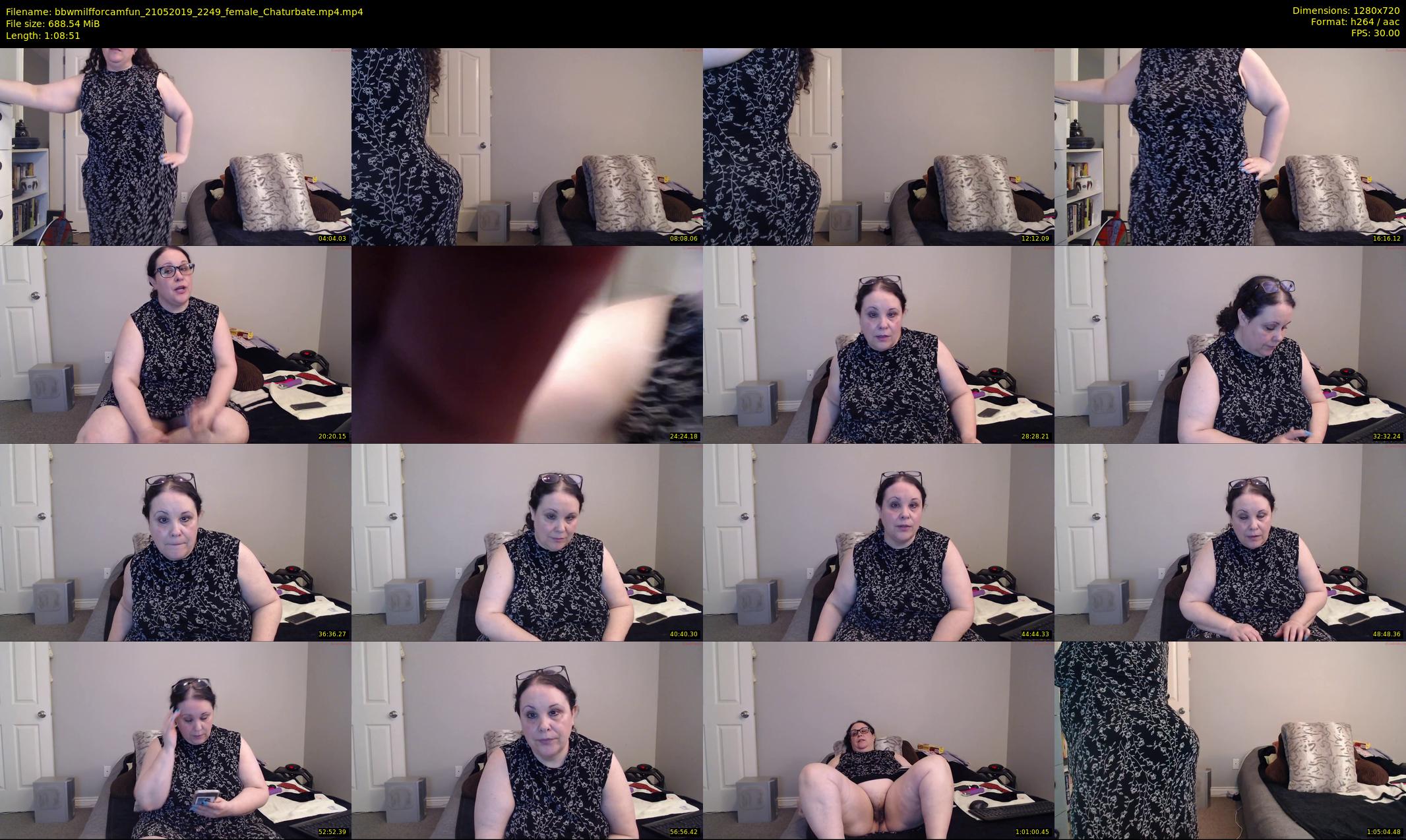 bbwmilfforcamfun — 69 minute Chaturbate female cam show recording, 720p, May 21, 2019