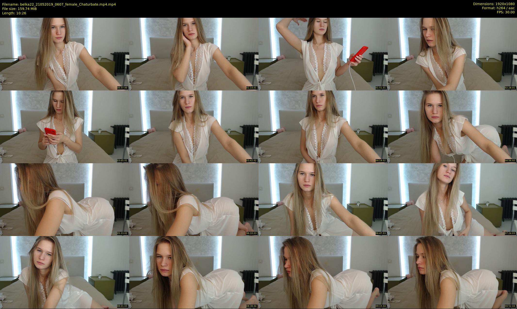 belka22 — 11 minute Chaturbate female cam show recording, 1080p, May 21, 2019