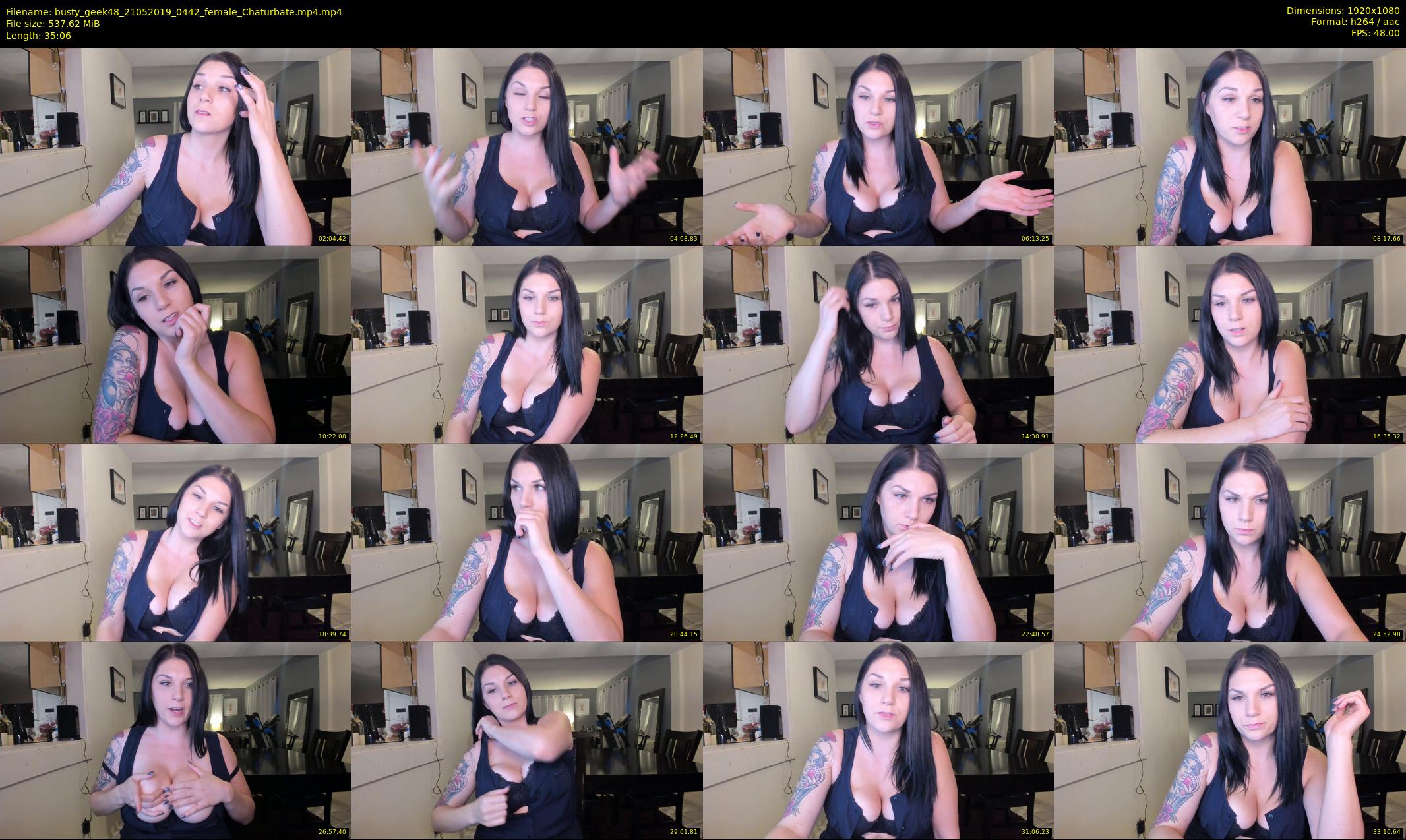 busty_geek48 — 36 minute Chaturbate female cam show recording, 1080p, May 21, 2019