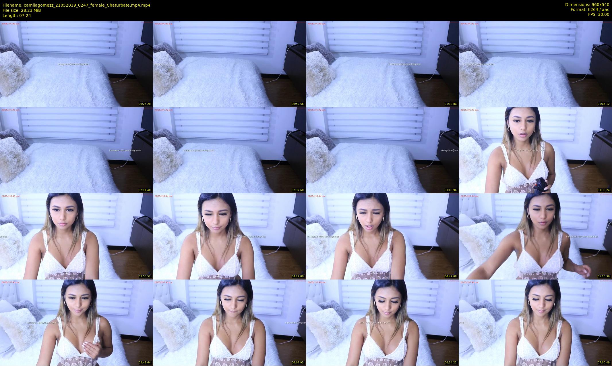 camilagomezz — 8 minute Chaturbate female cam show recording, 480p, May 21, 2019