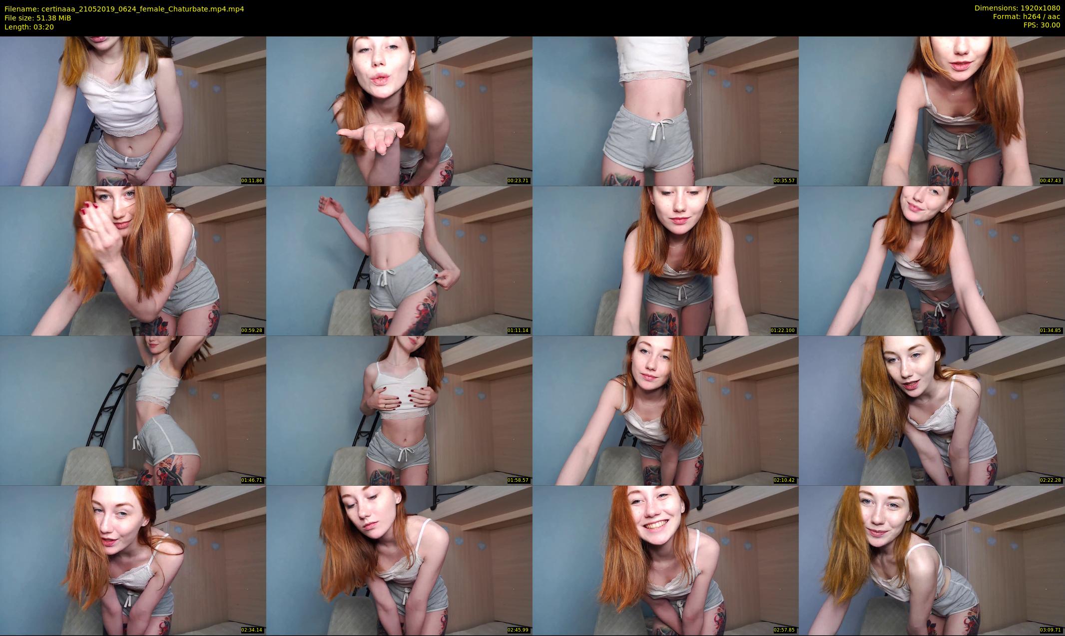 certinaaa — 4 minute Chaturbate female cam show recording, 1080p, May 21, 2019