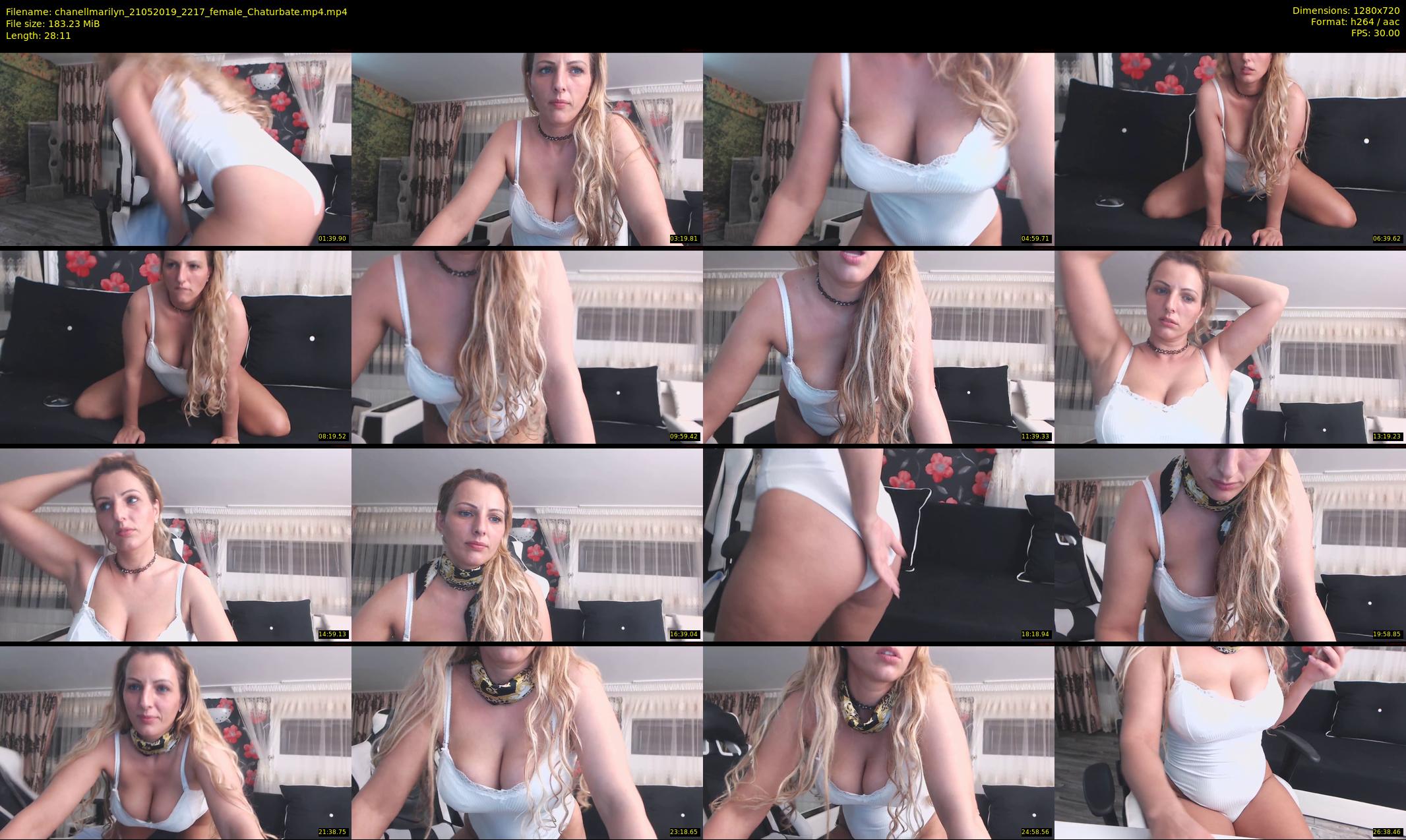 chanellmarilyn — 29 minute Chaturbate female cam show recording, 720p, May 21, 2019