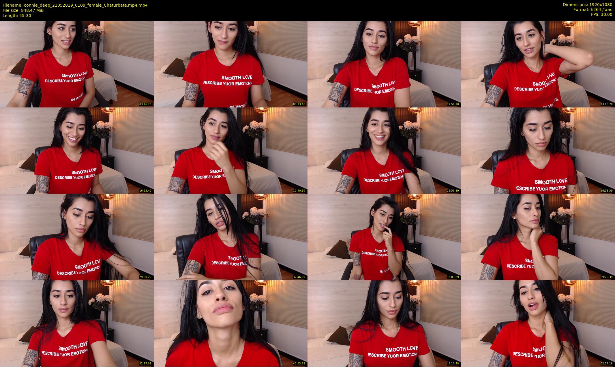 connie_deep — 56 minute Chaturbate female cam show recording, 1080p, May 21, 2019