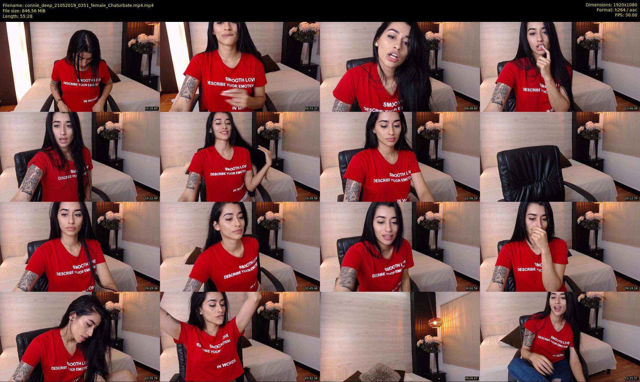 connie_deep — 56 minute Chaturbate female cam show recording, 1080p, May 21, 2019
