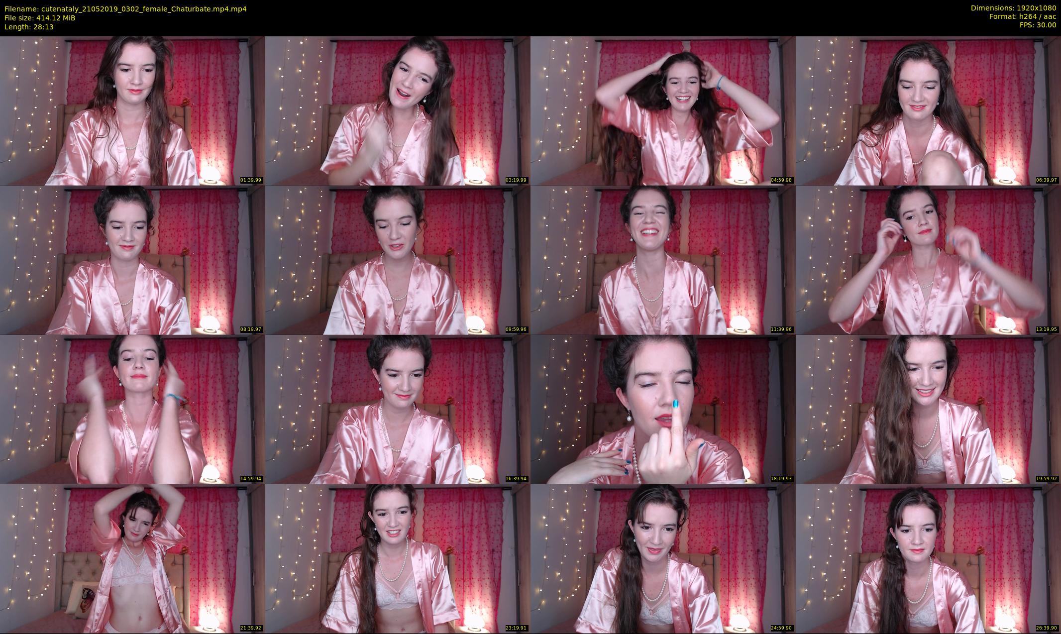 cutenataly — 29 minute Chaturbate female cam show recording, 1080p, May 21, 2019