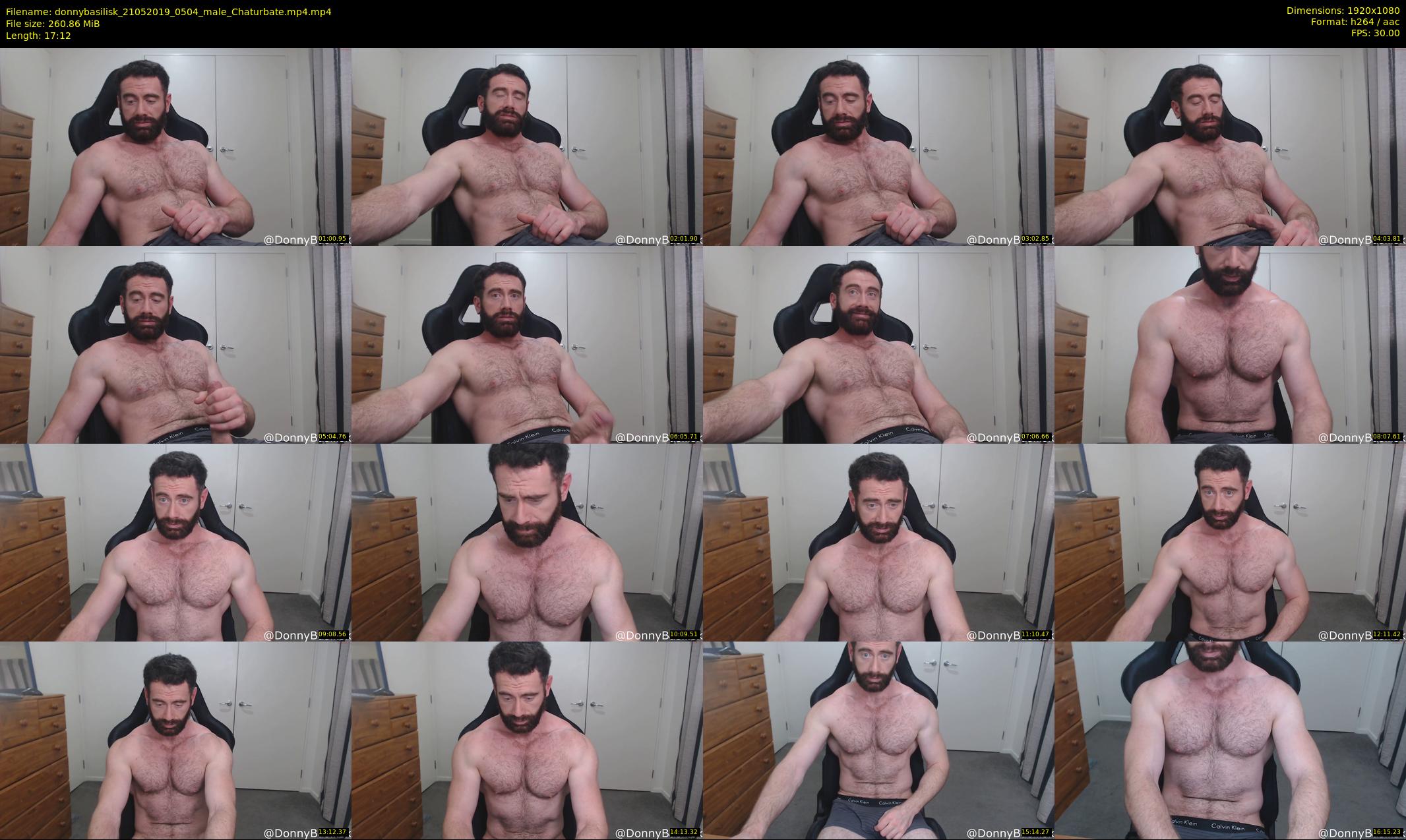 donnybasilisk — 18 minute Chaturbate male cam show recording, 1080p, May 21, 2019
