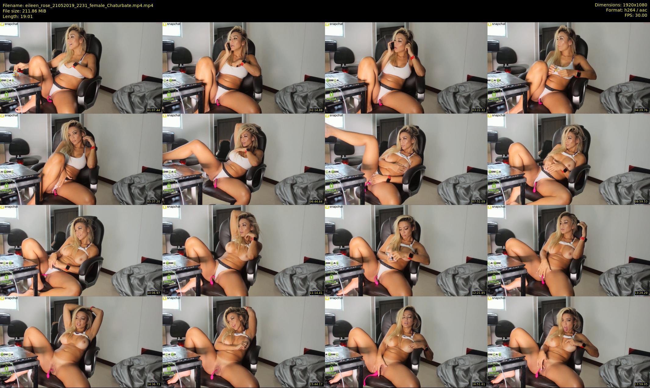 eileen_rose — 20 minute Chaturbate female cam show recording, 1080p, May 21, 2019
